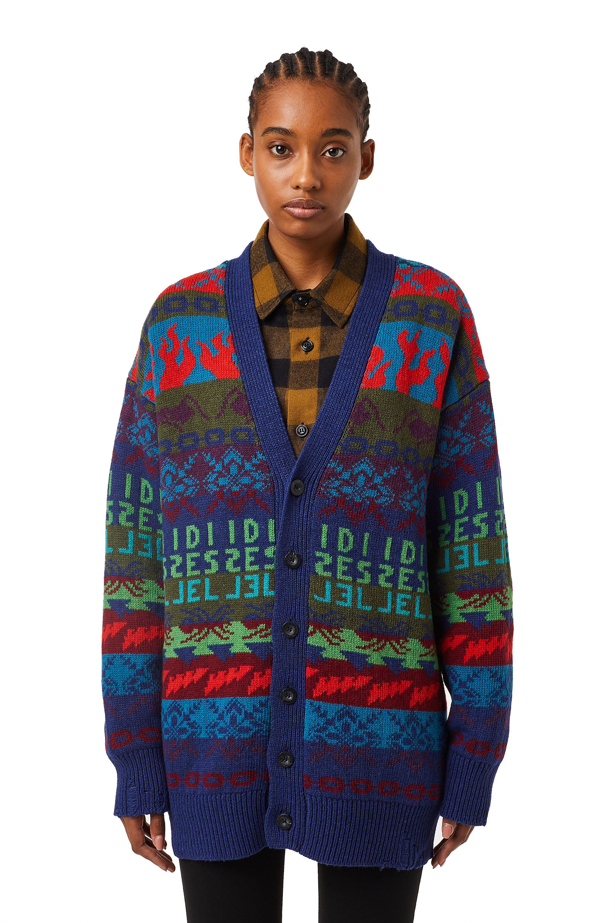 K-HENDERSON, Blu/Verde - Maglieria