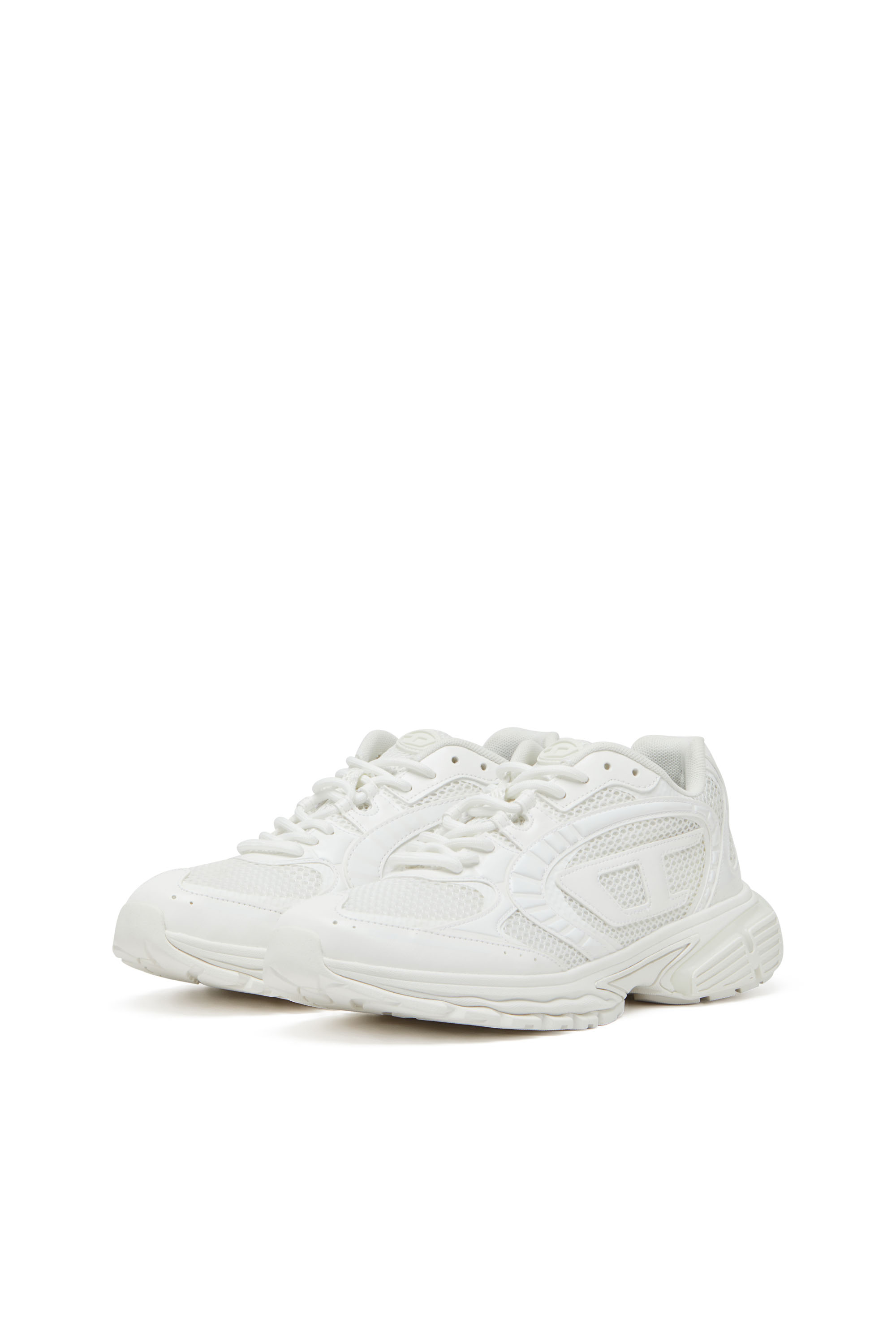 Diesel - S-PRO-V-DENSE LOW, Sneaker in rete con logo Oval D Uomo in Bianco - 8