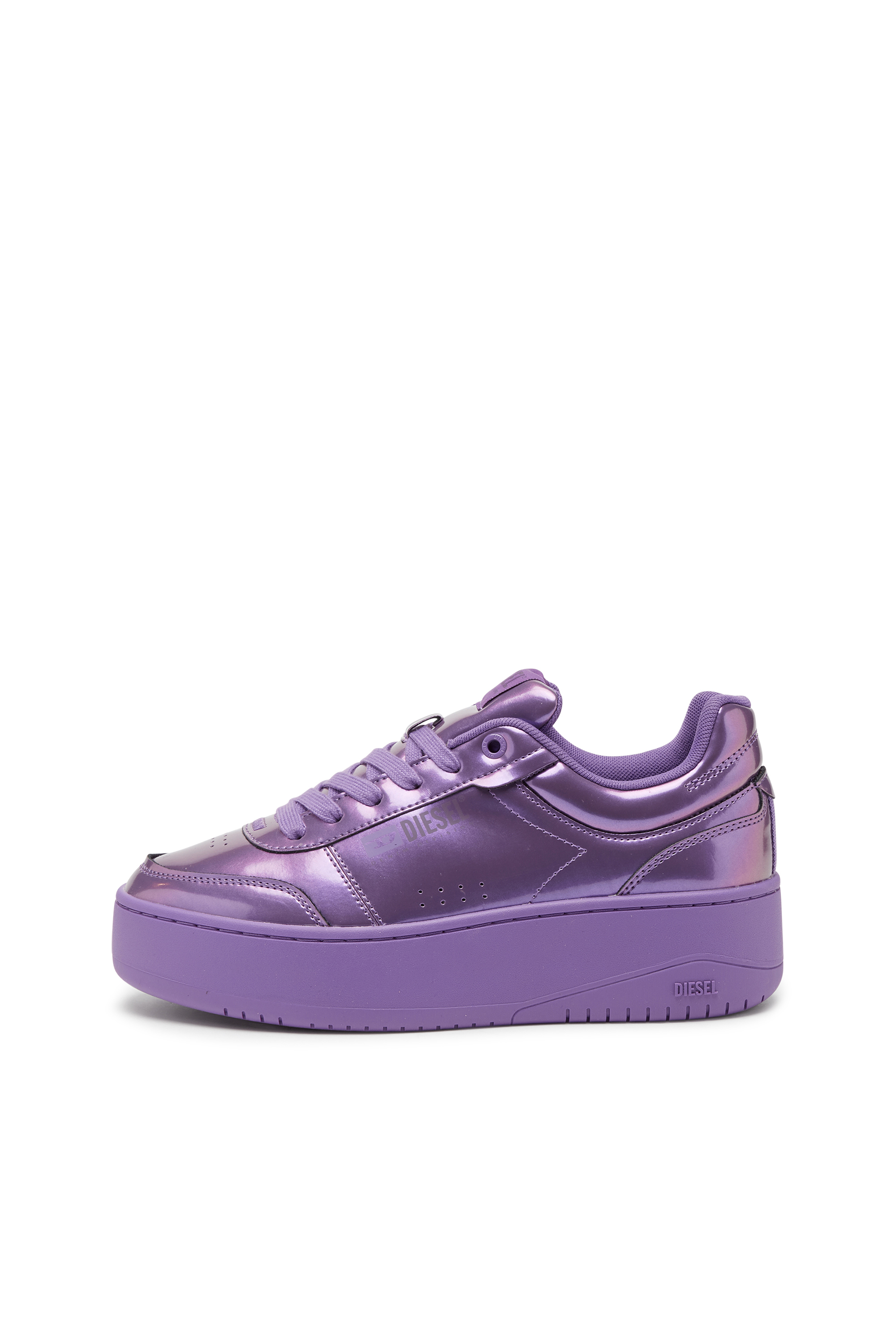 Diesel - S-ATHENE BOLD VTG W, S-Athene-Sneaker platform iridescenti Donna in Viola - 7