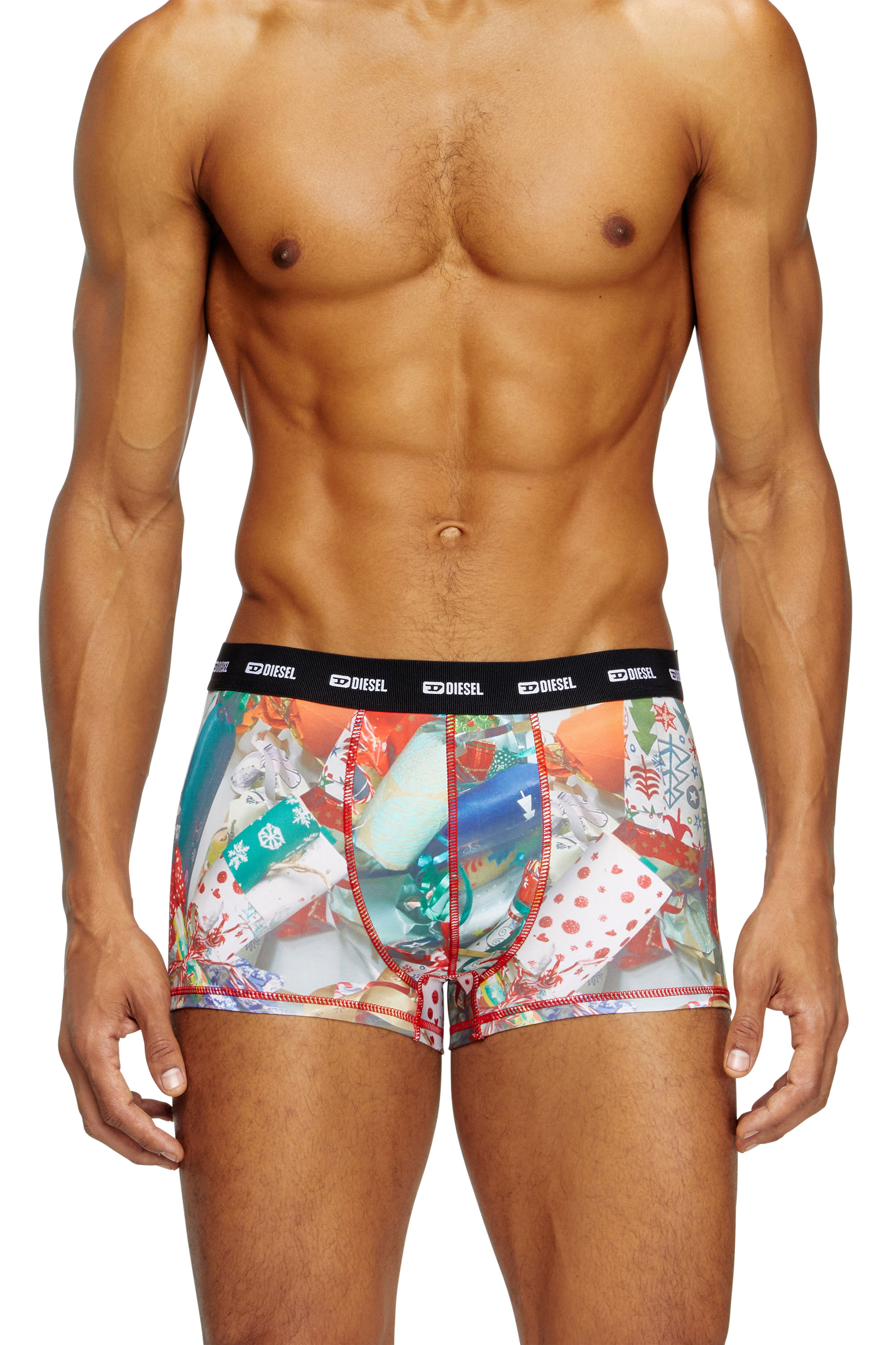 Diesel - DAMIEN-UTLT, Boxer elasticizzati con stampa all-over Uomo in Multicolor - 3