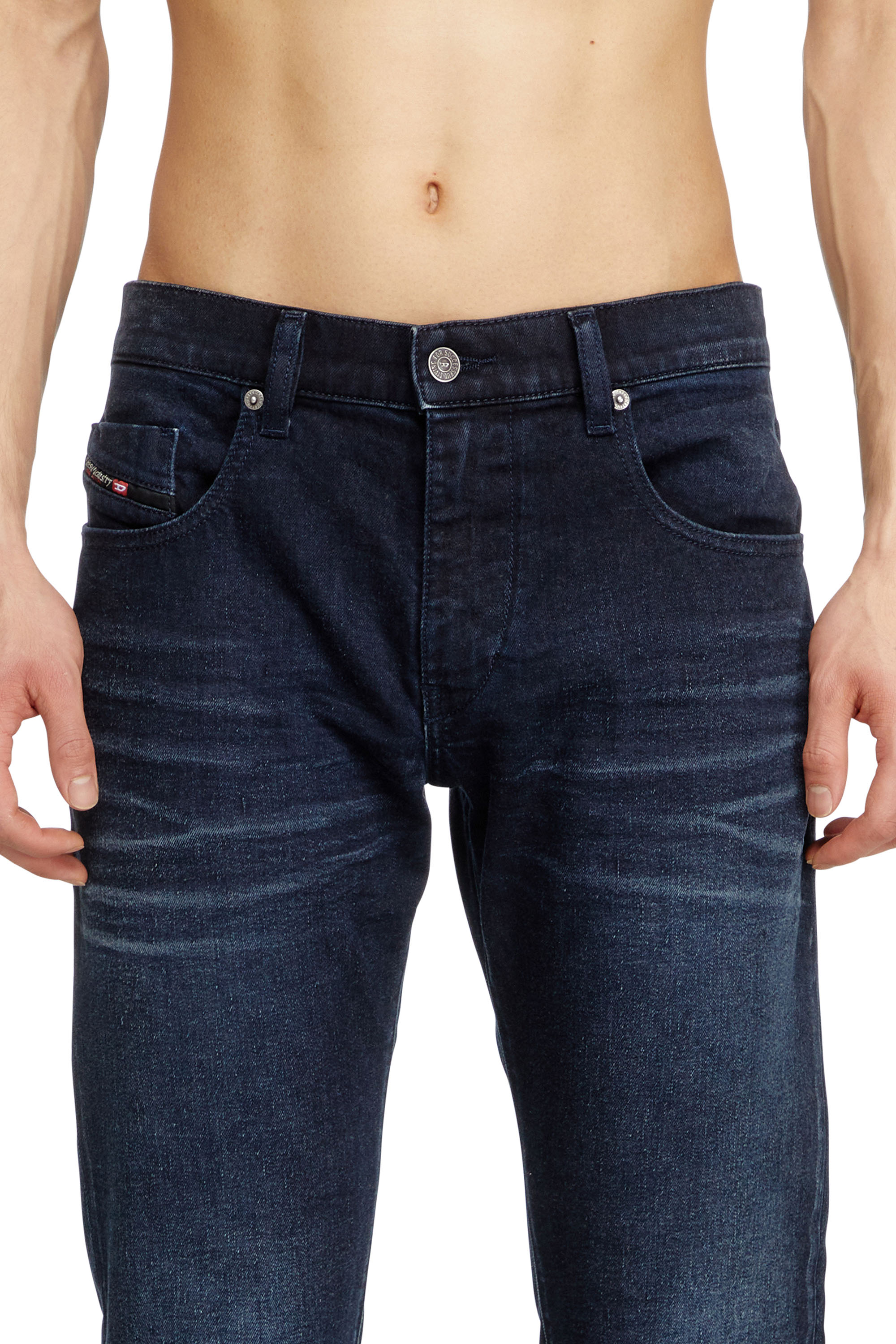 Diesel - Slim Jeans 2019 D-Strukt 0BMBX Uomo, Blu Scuro - Image 4