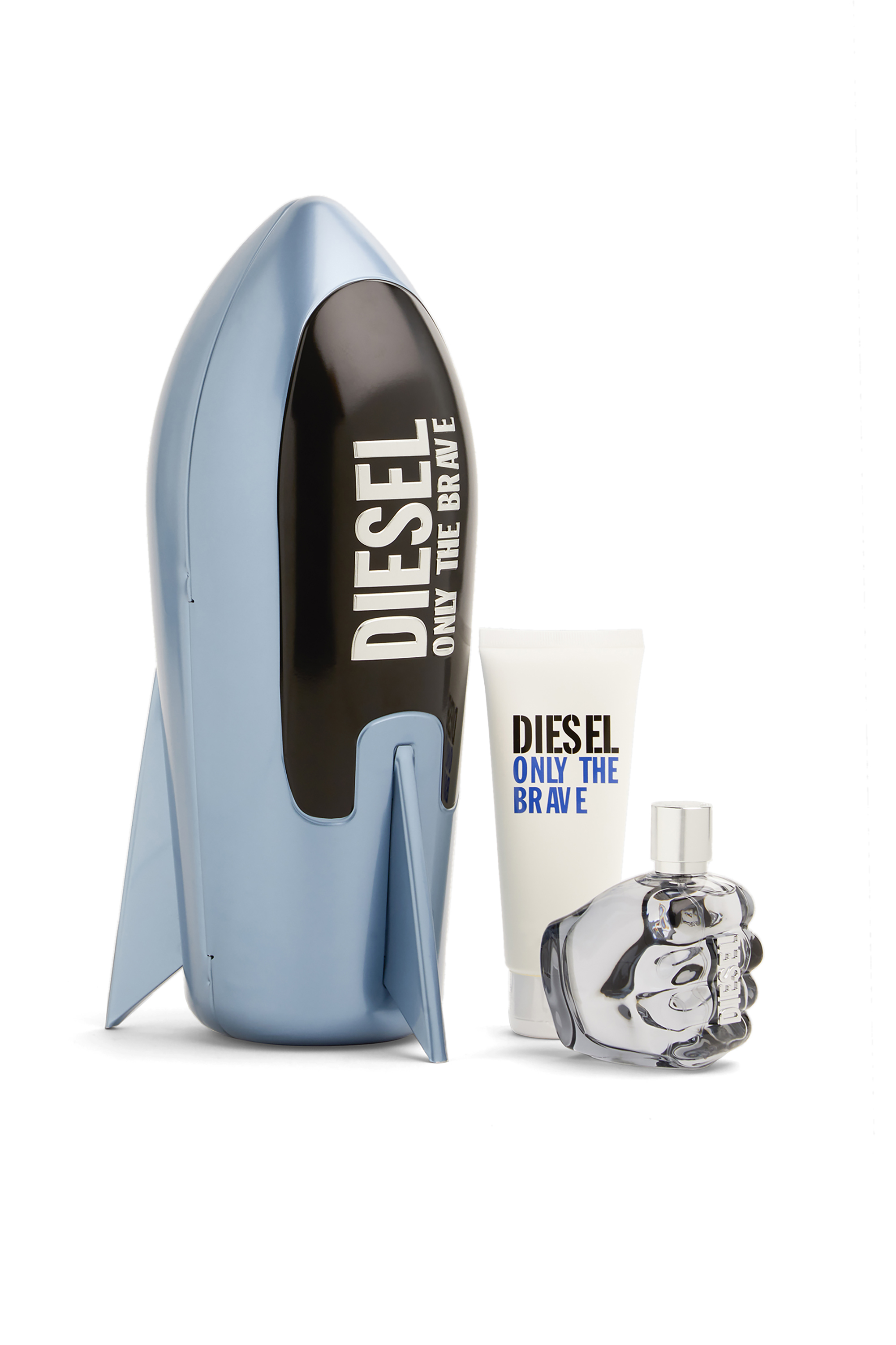 Diesel - ONLY THE BRAVE 75ML PREMIUM GIFT SET, Set regalo ONLY THE BRAVE Uomo in Blu - 1