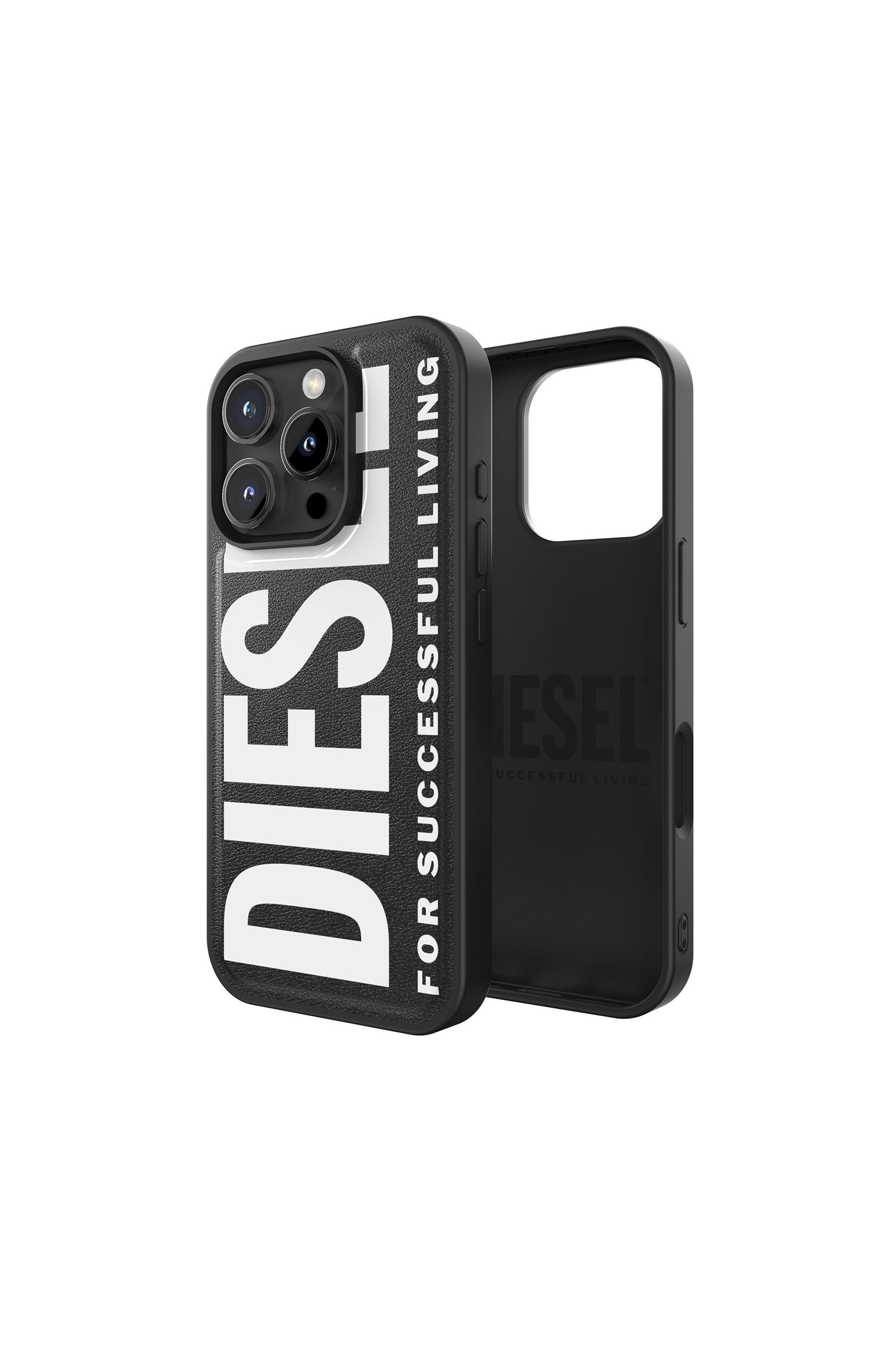 Diesel - 60128 MOULDED CASE, Cover sagomata con Magsafe per iP 16 Pro Unisex in Nero - 1