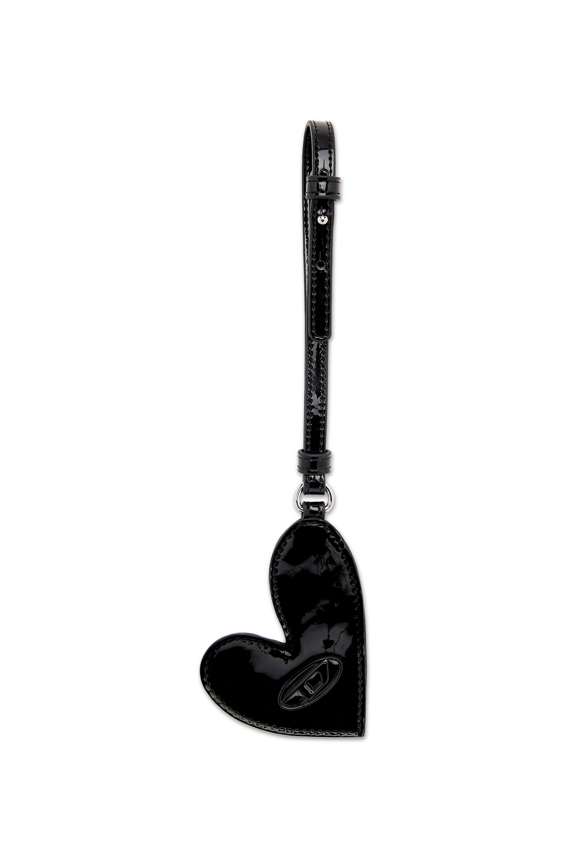 Diesel - PLAY MIRROR, Charm con specchio effetto lucido Donna in Nero - 1