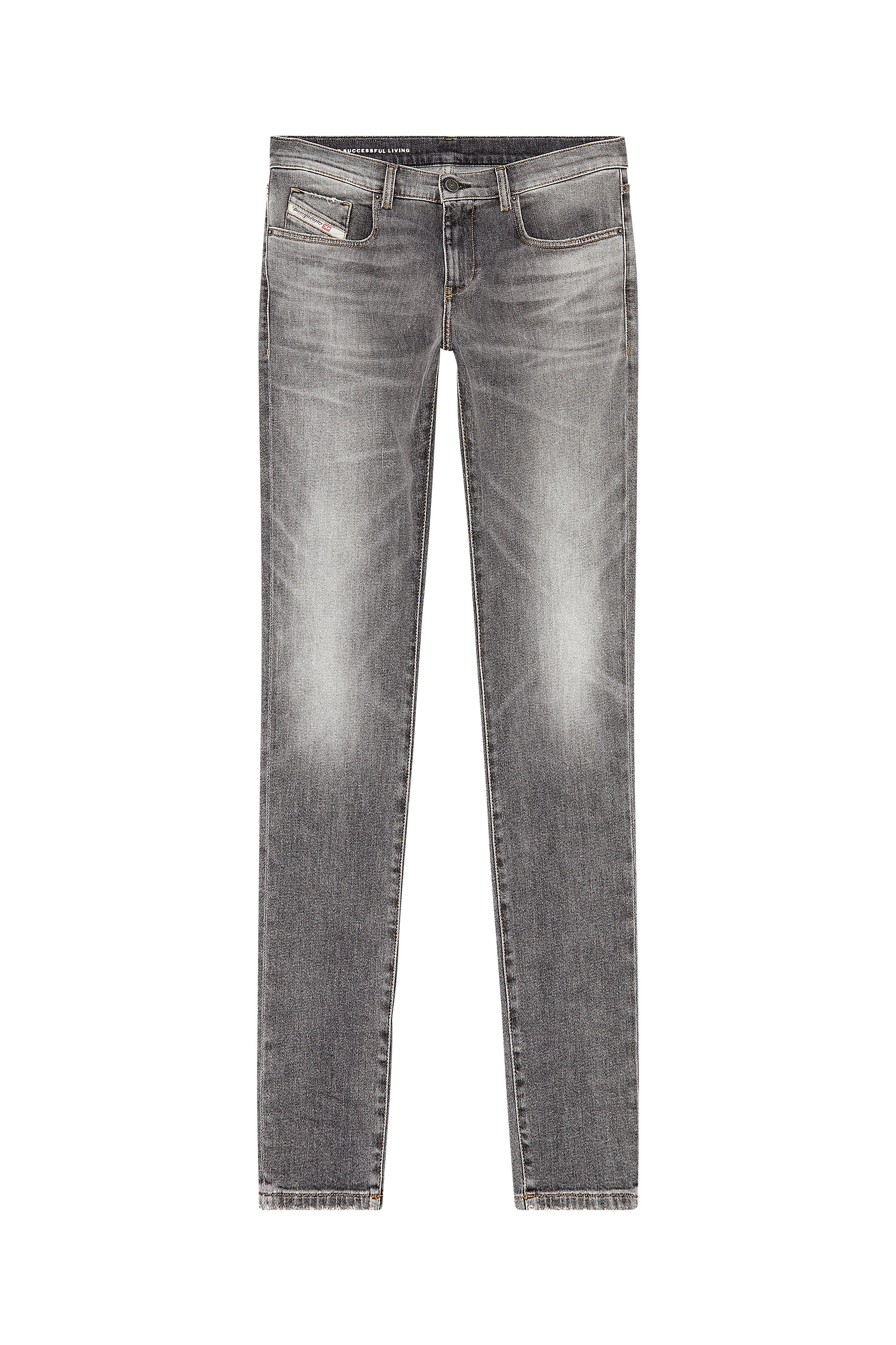 Diesel - Slim Jeans 2019 D-Strukt 09H44, Grigio - Image 6