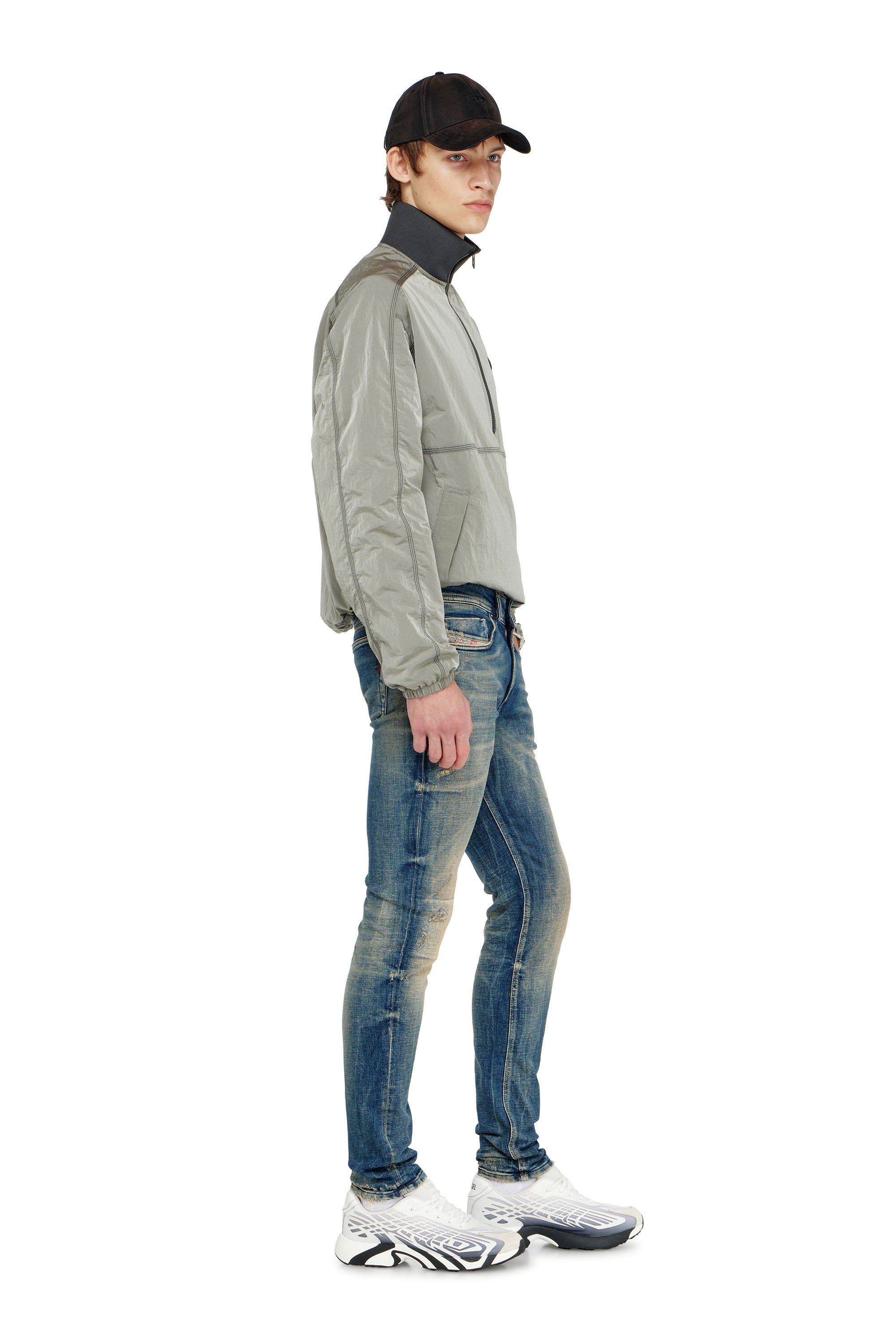 Diesel - Skinny Jeans 1979 Sleenker 09P68 Uomo, Blu Scuro - Image 1