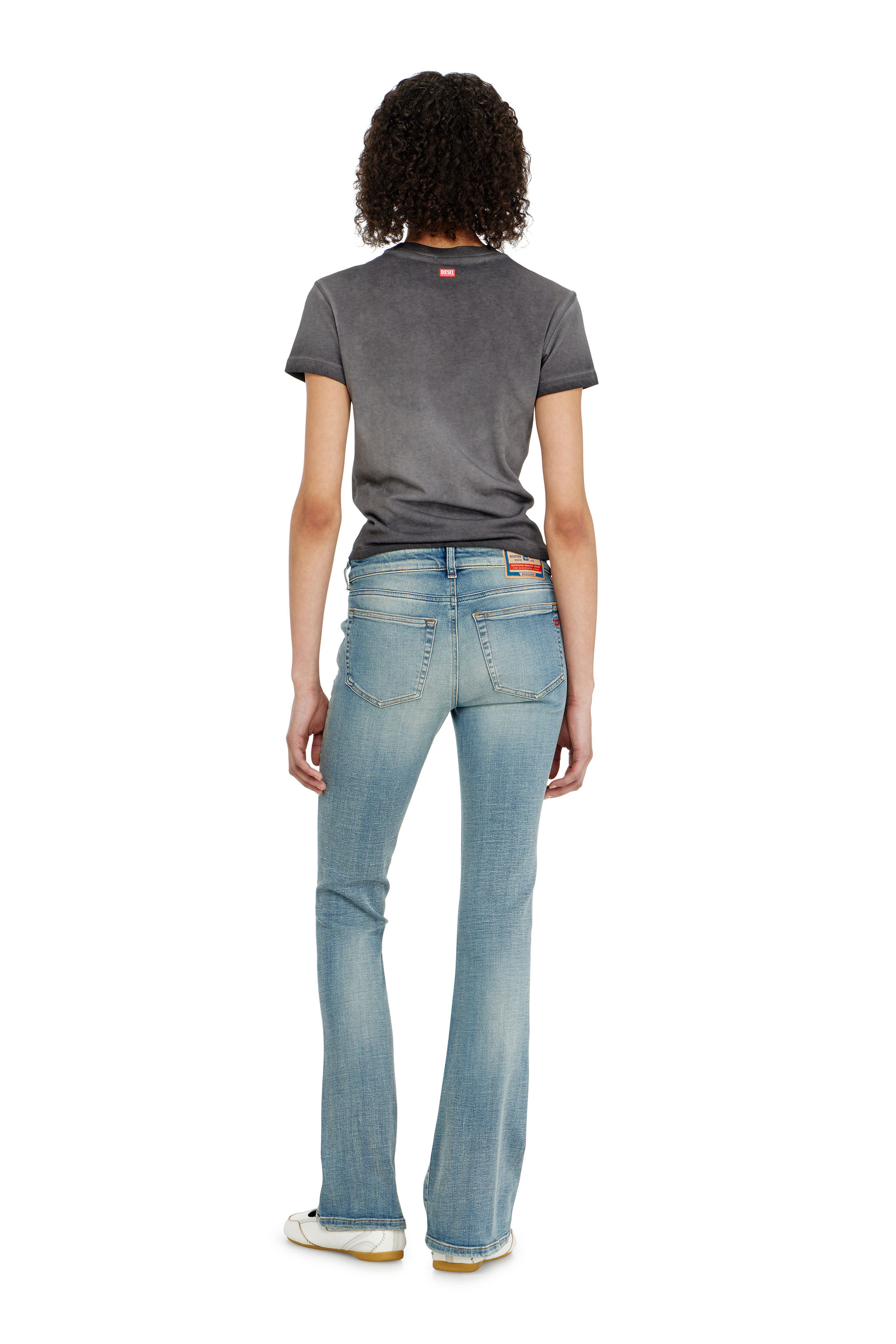 Diesel - Bootcut Jeans 1969 D-Ebbey 09P42 Donna, Blu Chiaro - Image 3