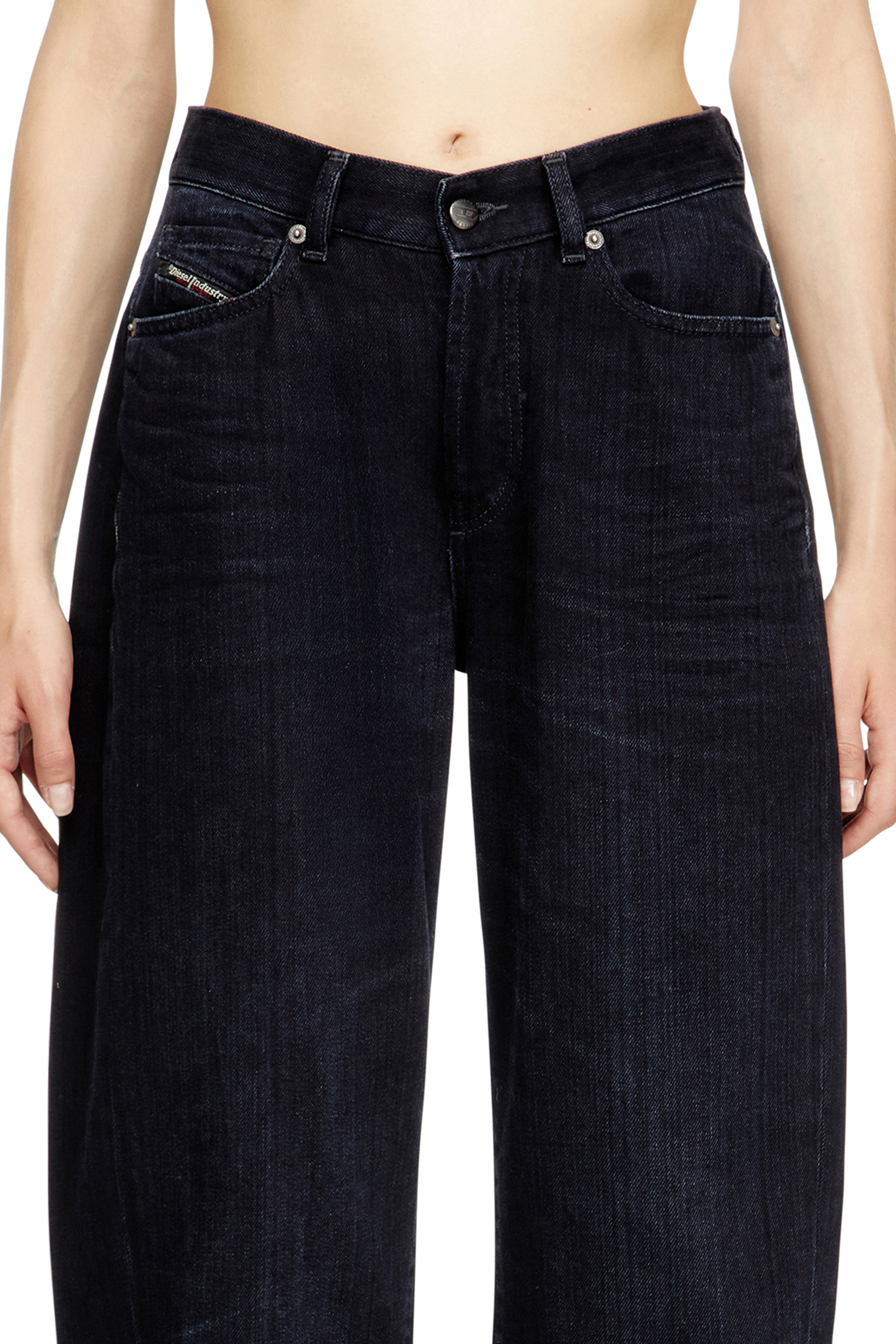 Diesel - Relaxed Jeans 1974 D-Ellz 09L54 Donna, Blu Scuro - Image 4