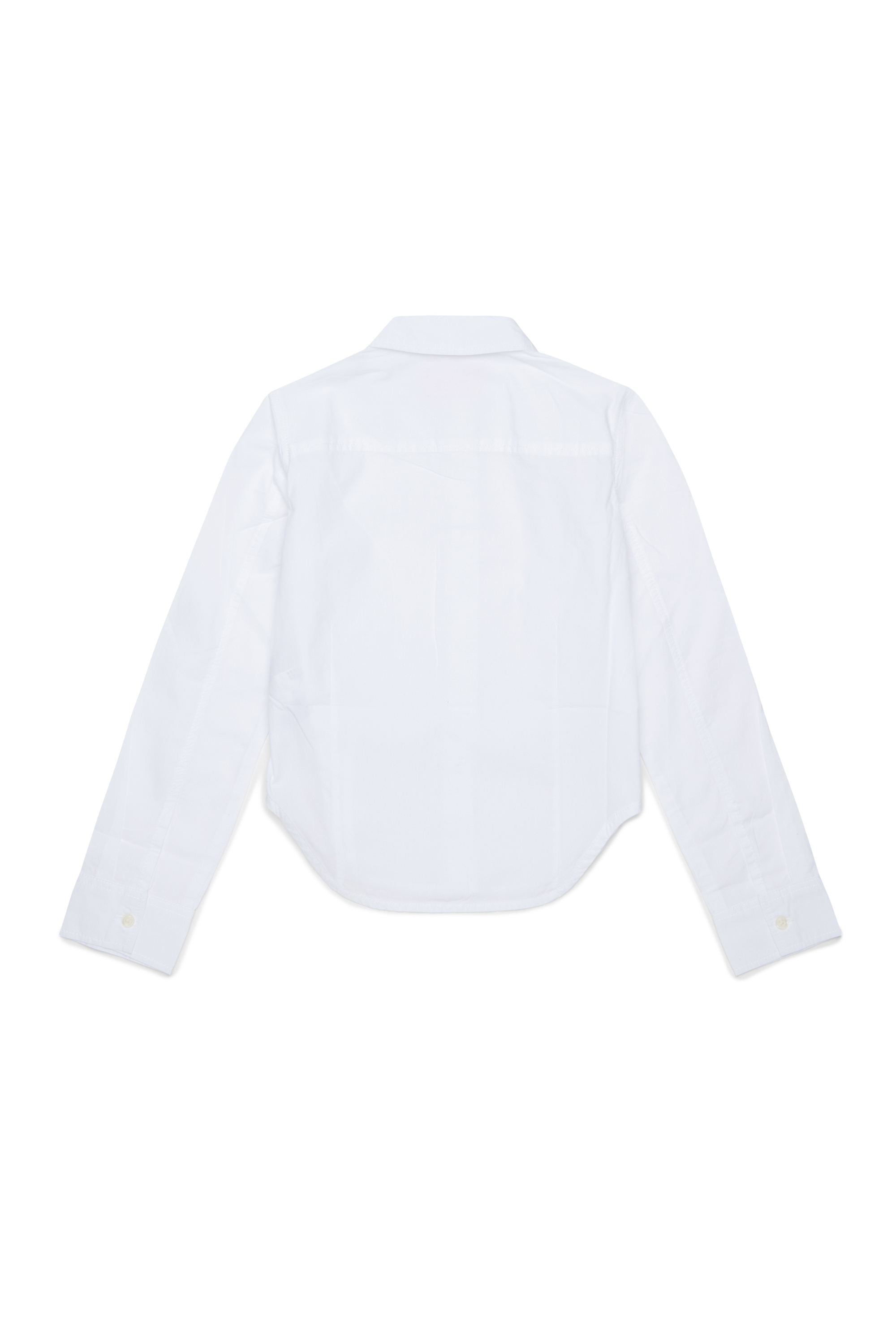 Diesel - CLAIRE, Camicia in cotone con collo Oval D Donna in Bianco - 2