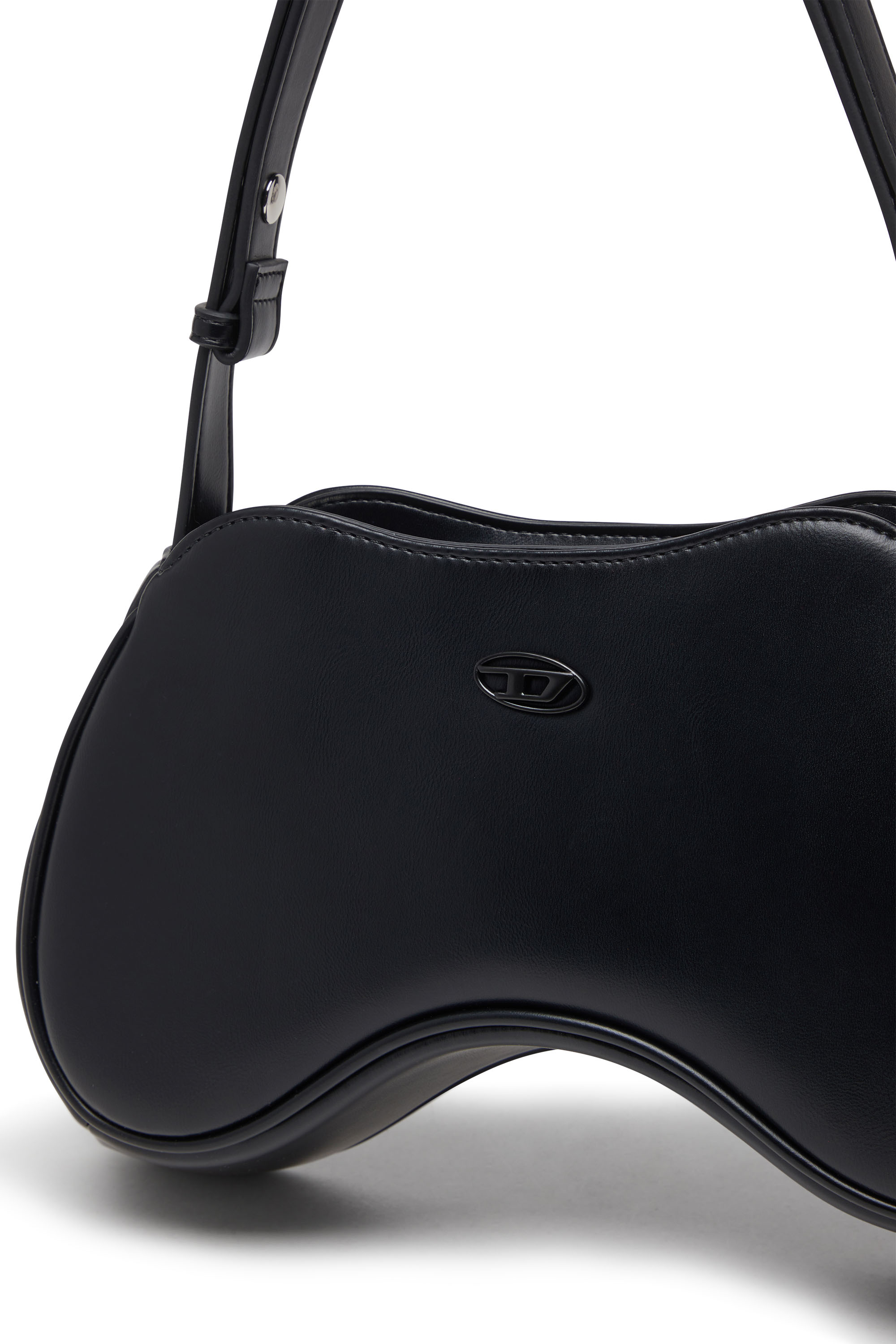 Diesel - PLAY SHOULDER, Play-Borsa a spalla in PU Donna in Nero - 5
