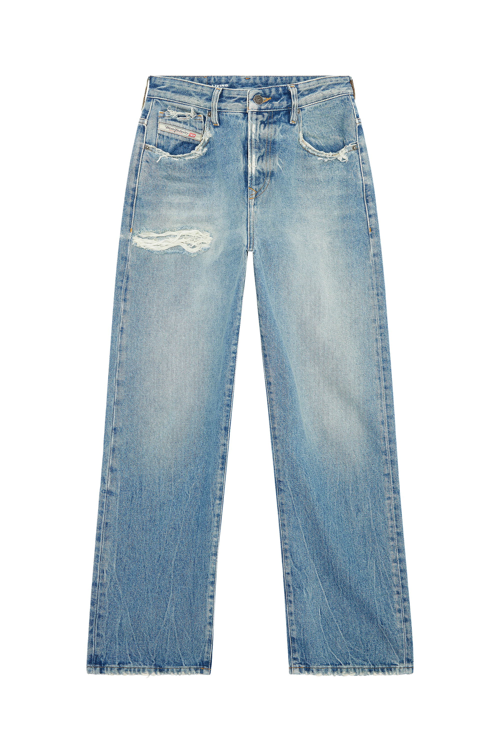 Diesel - 1999 D-Reggy 007N3 Straight Jeans, Blu medio - Image 5