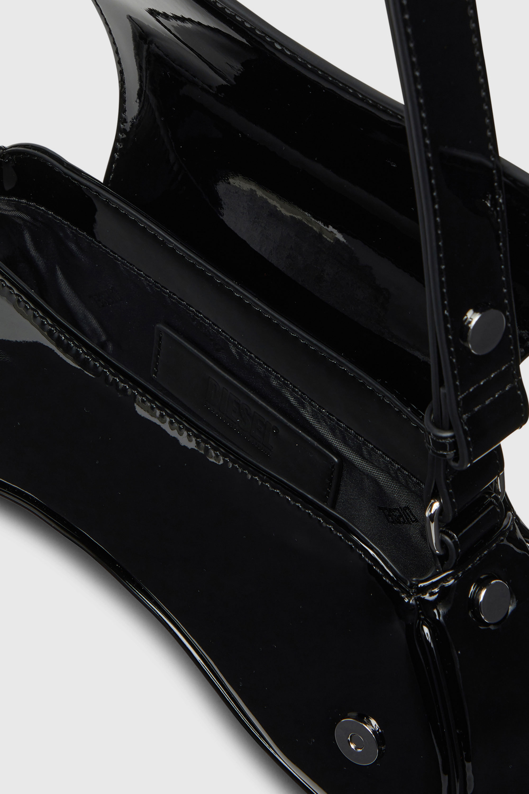 Diesel - PLAY CROSSBODY, Play-Borsa crossbody lucida Donna in Nero - 4