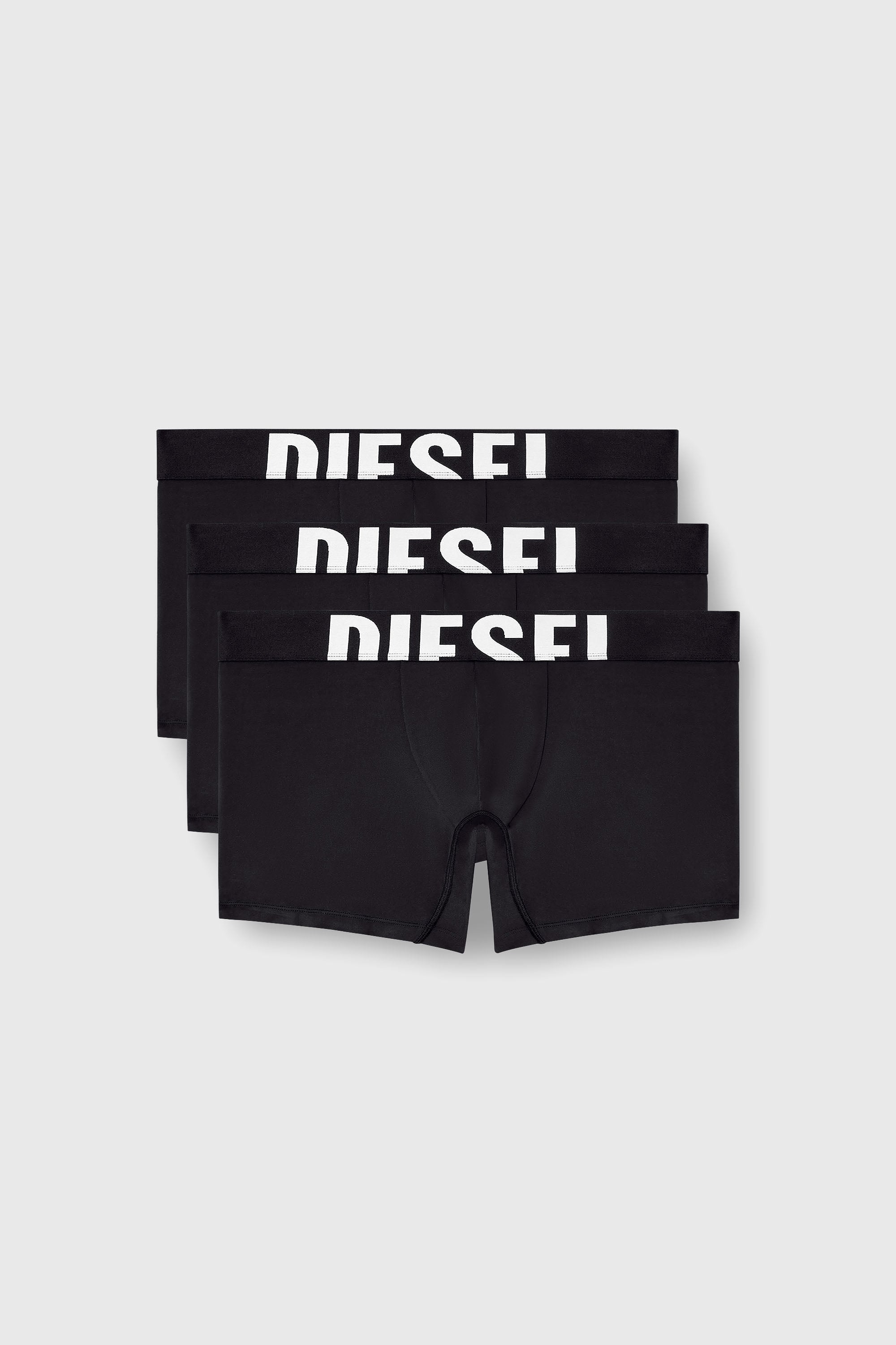Diesel - MAX-D-POP-3PACK-55, Set da tre boxer lunghi in microfibra Uomo in Nero - 1