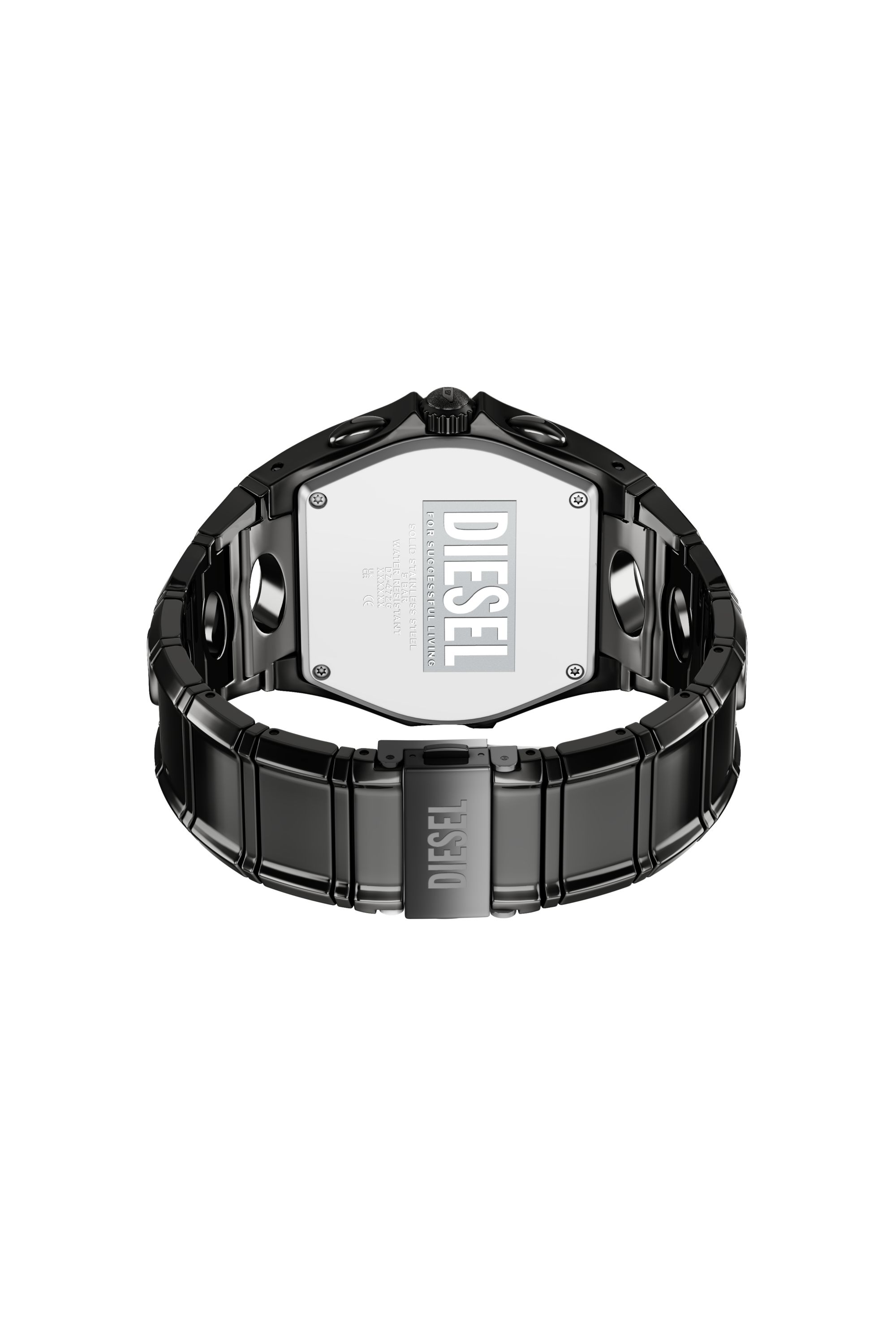 Diesel - DZ4726 WATCH, Orologio D-Curve in acciaio gunmetal Uomo in Nero - 4
