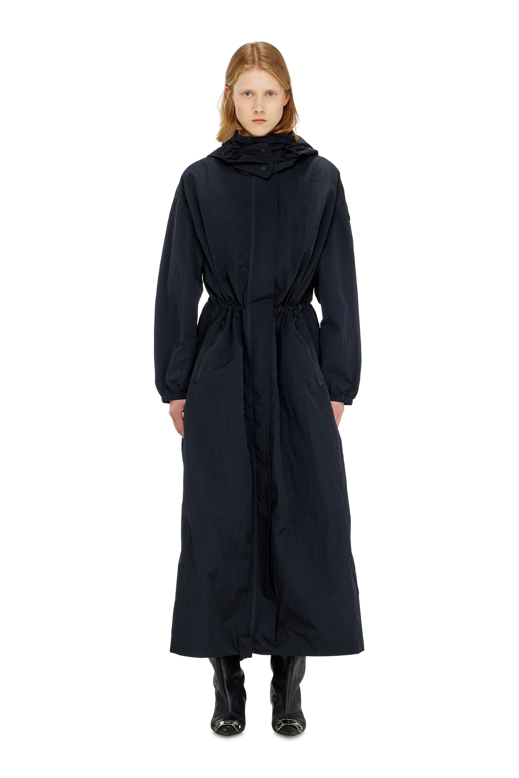 Diesel - G-ASTER-T1, Trench in nylon con cappuccio rimovibile Donna in ToBeDefined - 1