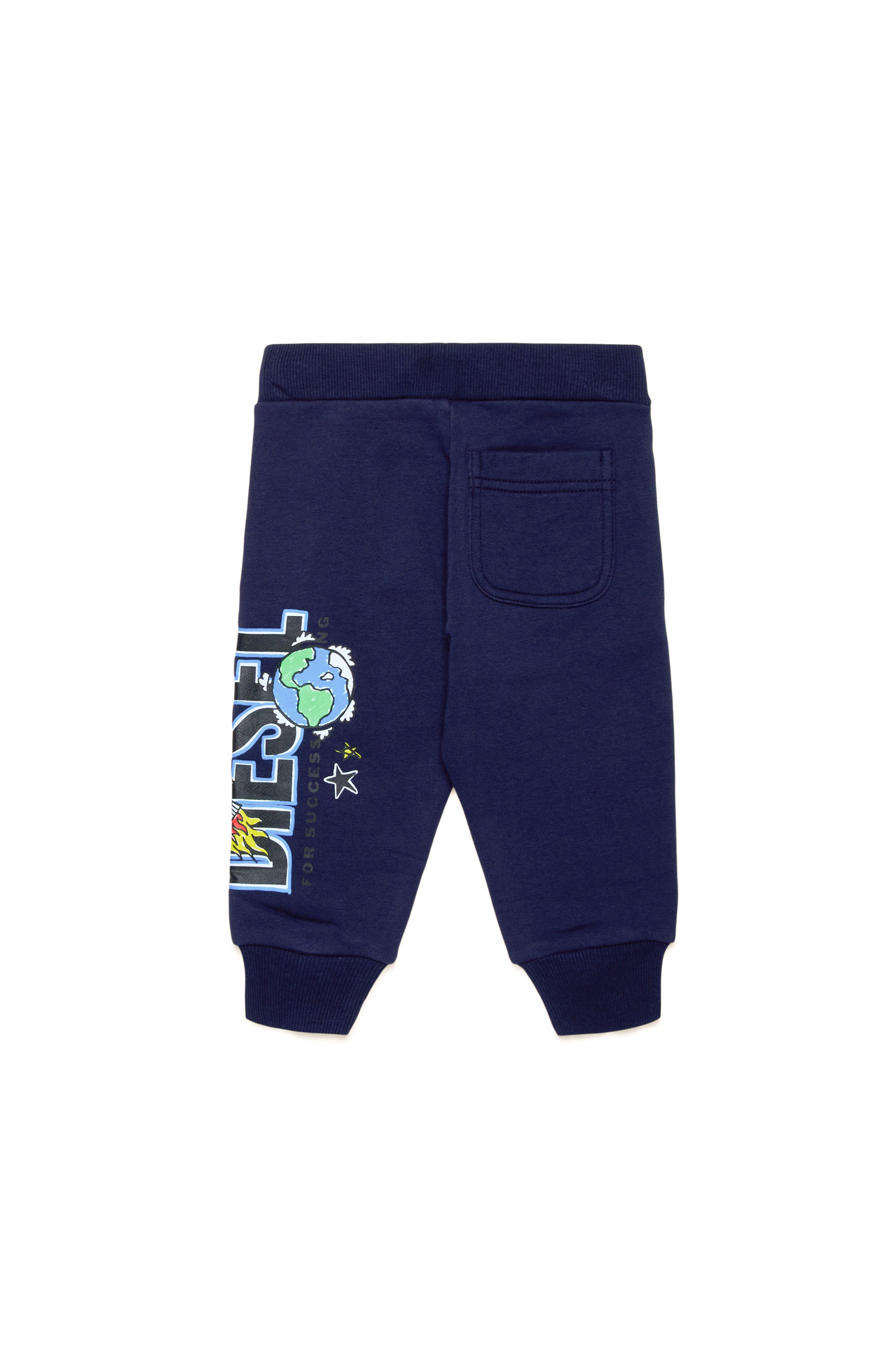 Diesel - PBAMBYB, Pantaloni tuta con logo razzo Uomo in Blu - 2