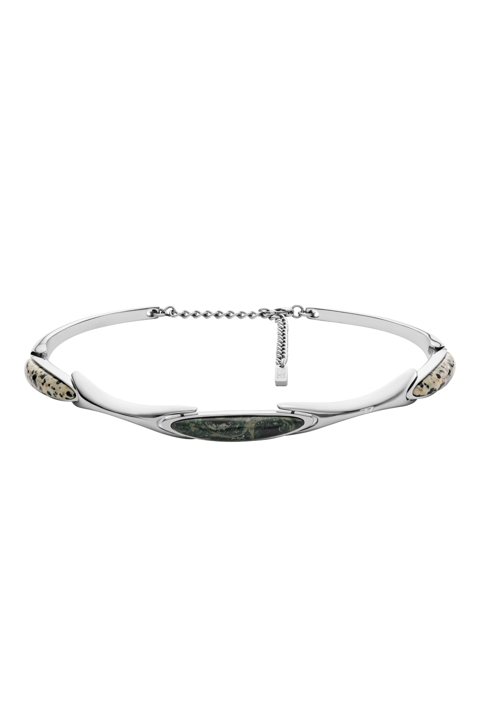 Diesel - DX167740 JEWELLERY, Collana girocollo in acciaio inossidabile Unisex in Argento - 2
