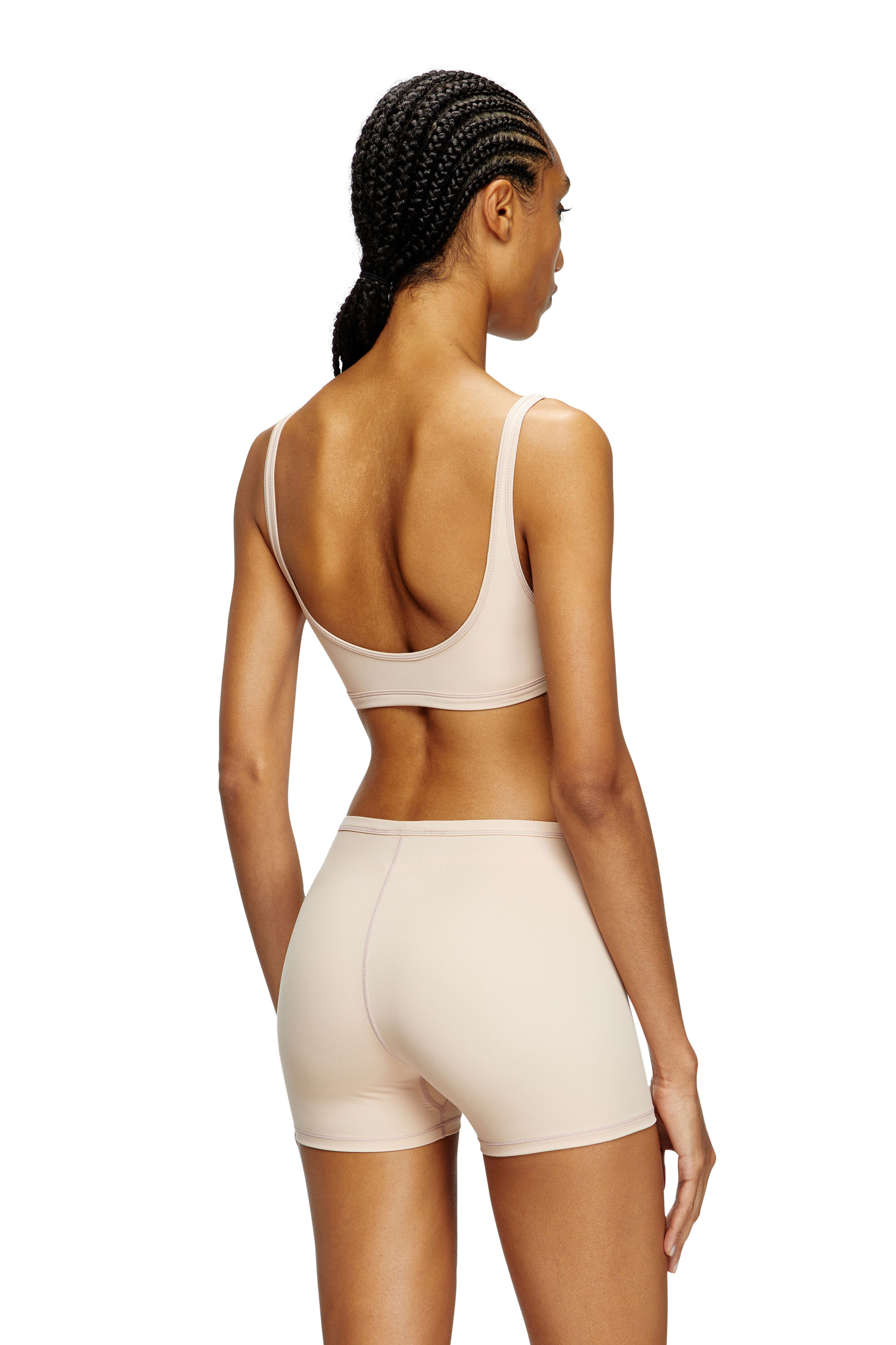 Diesel - SOPHIA-UTLT, Boxer stretch con logo cut-out Donna in Rosa - 3