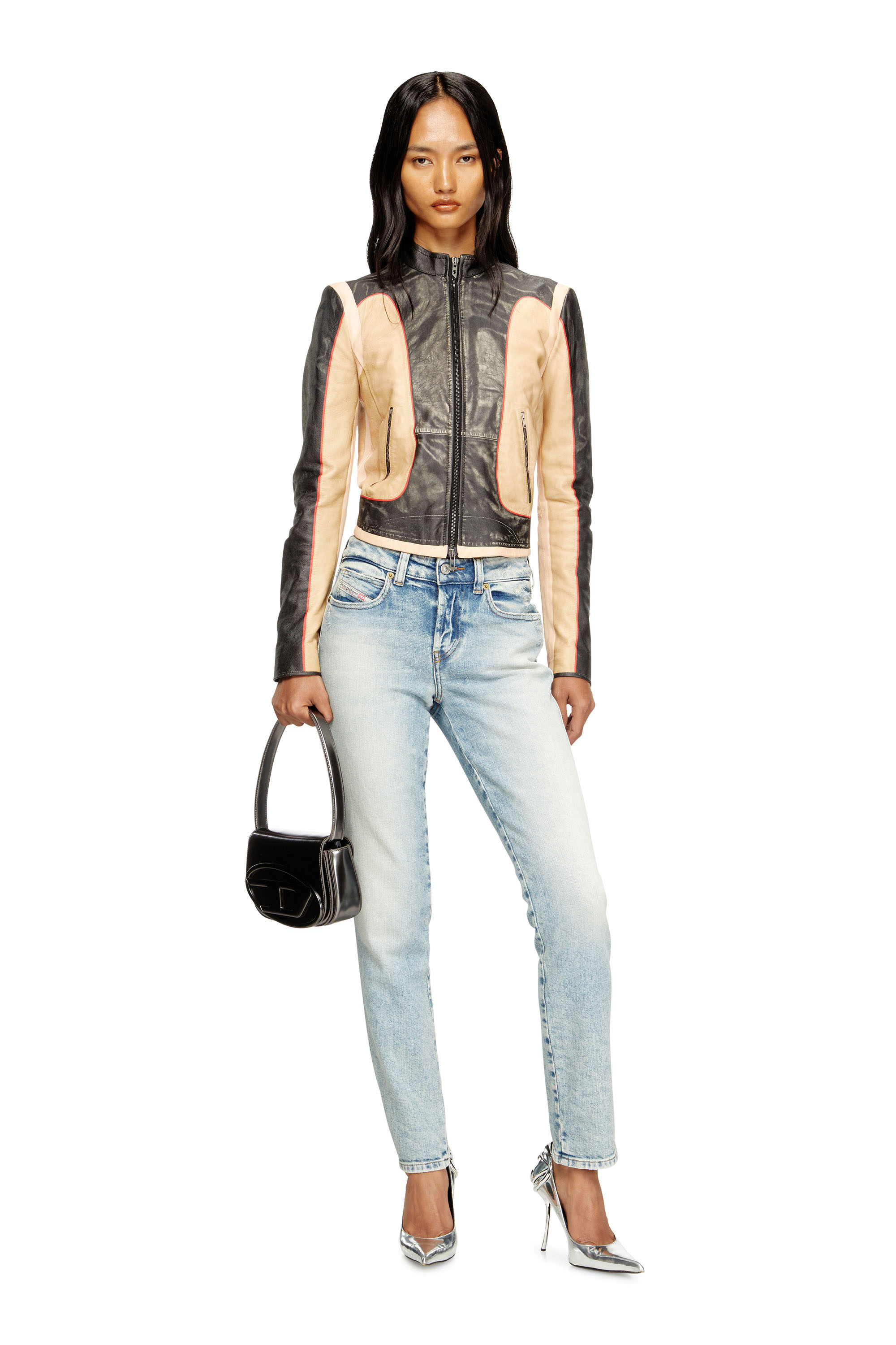 Diesel - Slim Jeans 1992 D-Jiann 09M21 Donna, Blu Chiaro - Image 2