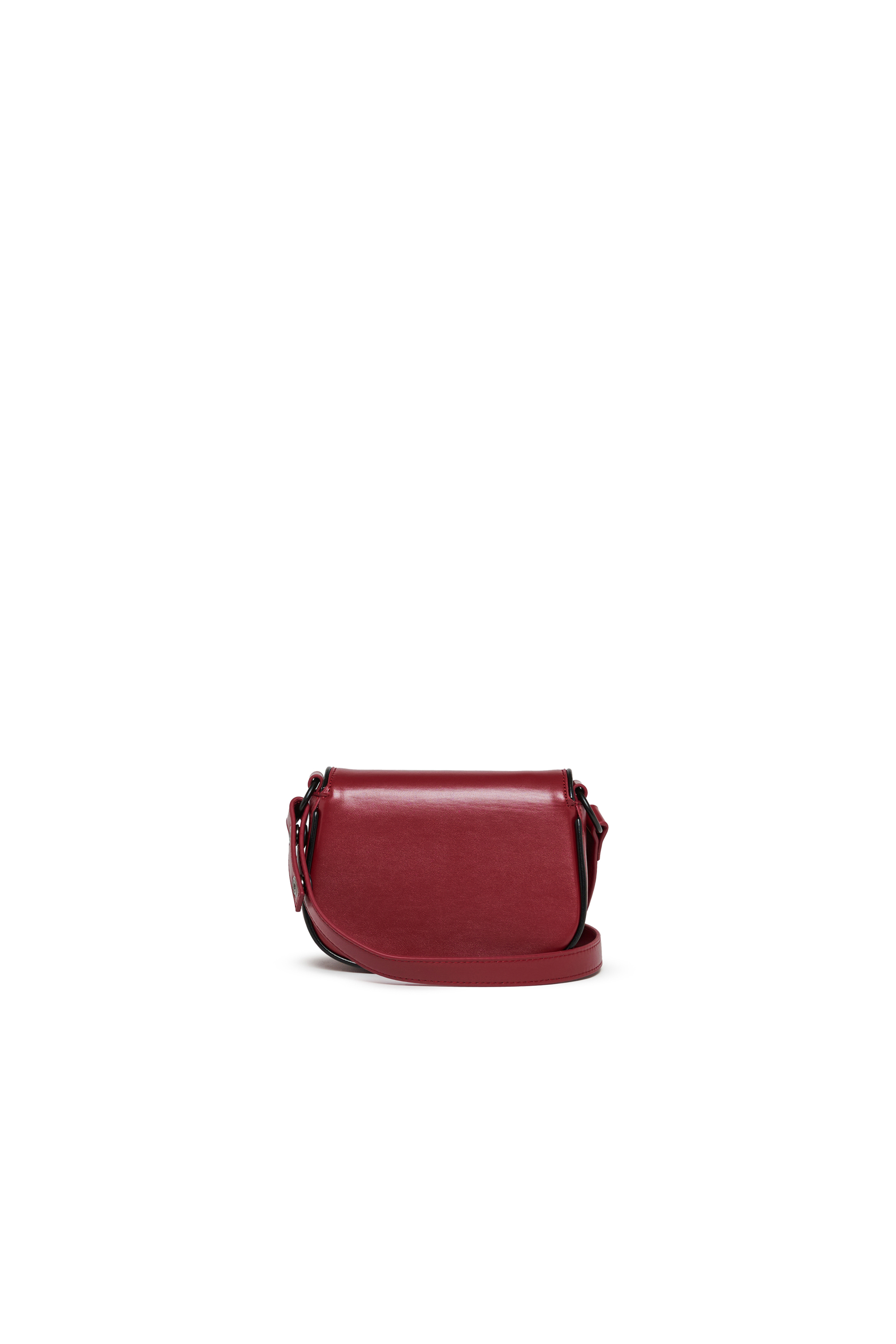 Diesel - WIRT, WIRT - Borsa a tracolla con logo Oval D embossato Donna in Rosso - 2