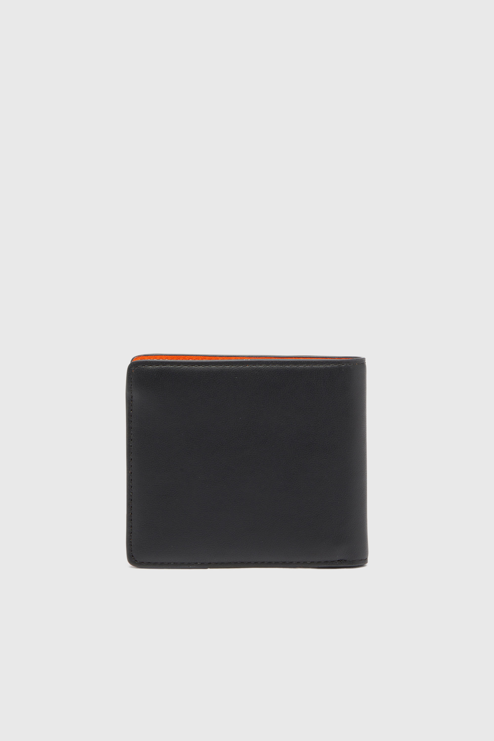 BISCOTTO BI-FOLD COIN S 3D, Nero/Arancione