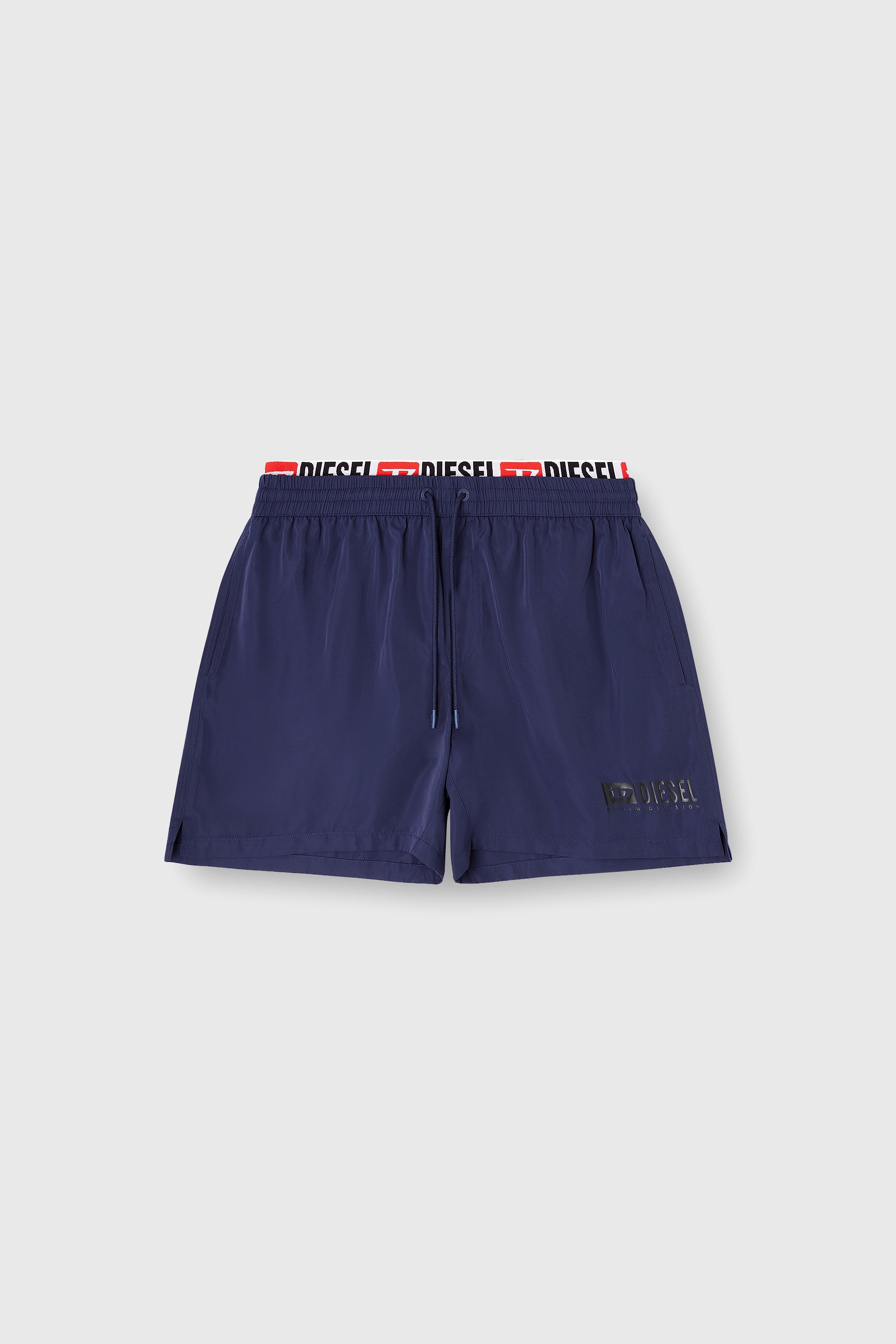 Diesel - VISPER-41-D-CORE, Costume da bagno corto con stampa logo Uomo in Blu - 2