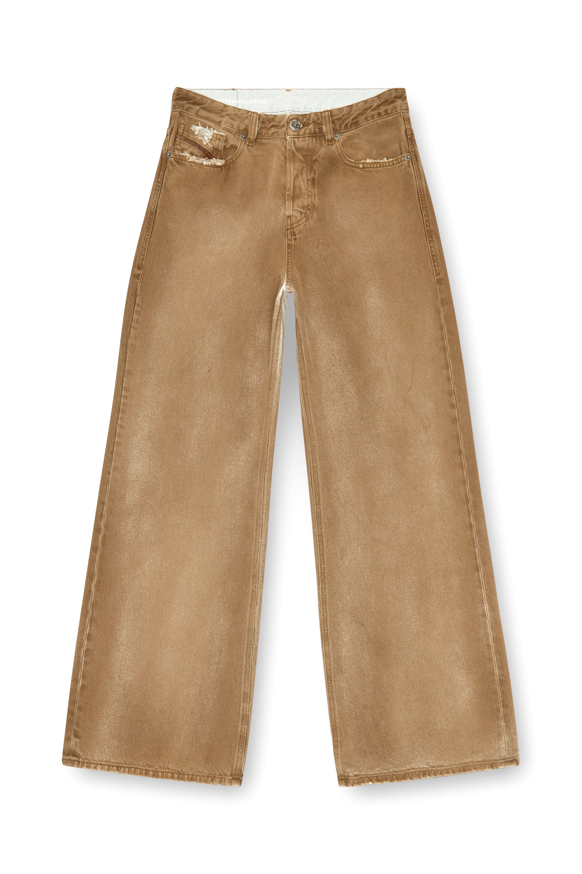 Diesel - Relaxed Jeans 1996 D-Sire 09J82 Donna, Marrone Chiaro - Image 3