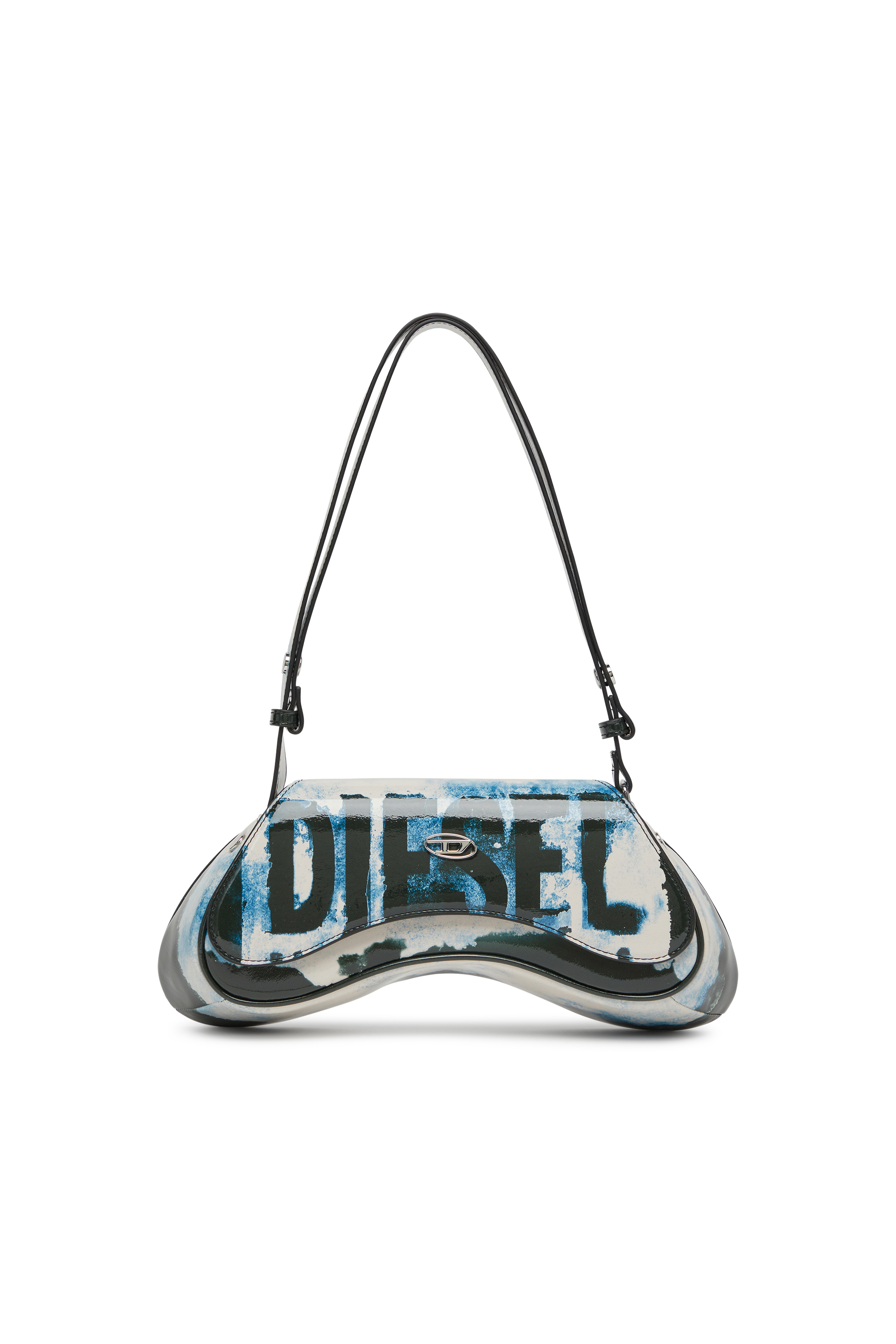 Diesel - PLAY CROSSBODY, Play-Borsa in PU stampato lucido Donna in Multicolor - 1