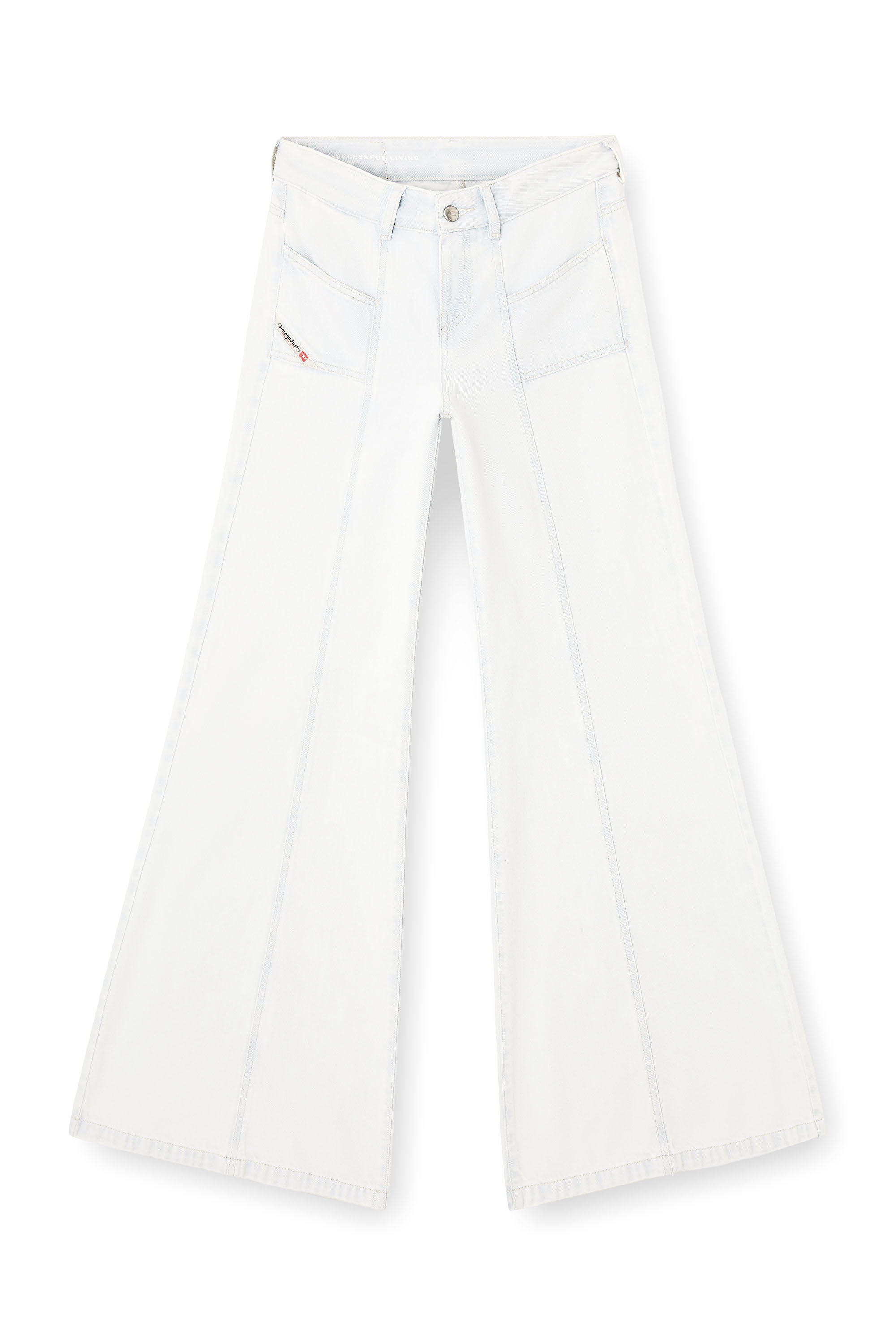 Diesel - Woman's Flare Jeans D-Akii 09M08, White - 3