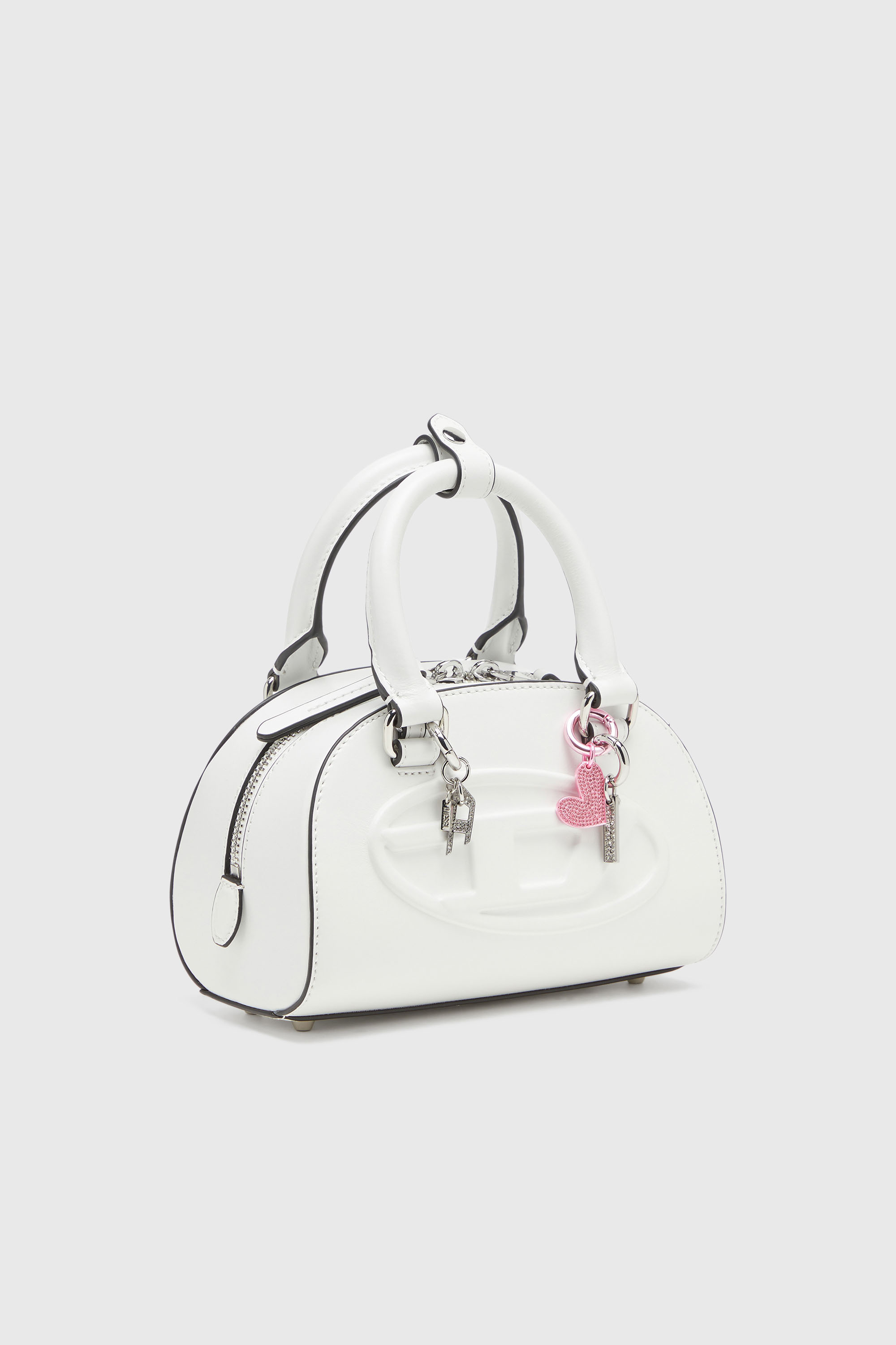Diesel - CHARM-I, Charm in metallo con ciondolo di strass Unisex in Argento - 2