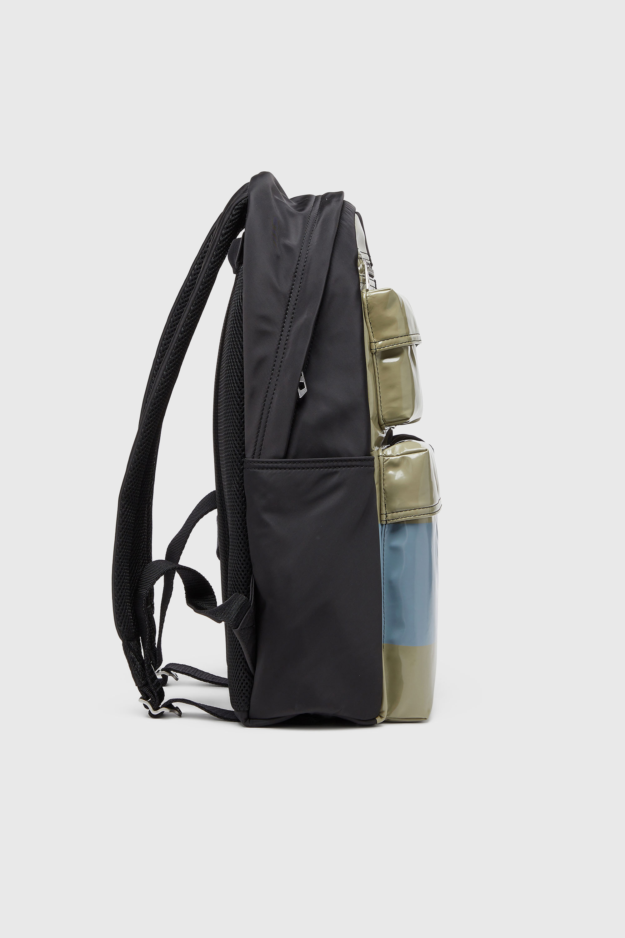 Diesel - MULTI-PKTS BACKPACK X, Multi-Pkts - Zaino color-block con tasche multiple Unisex in Multicolor - 4