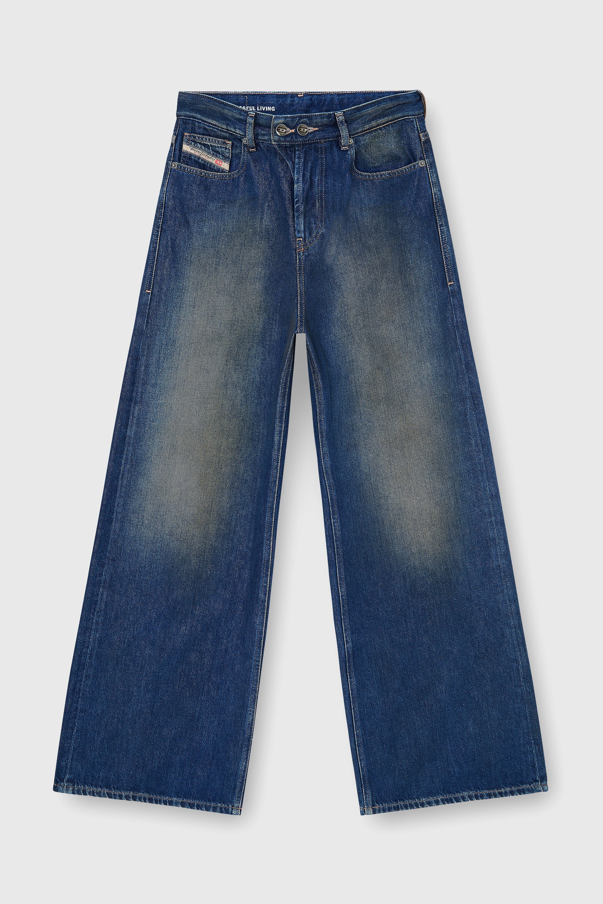 Diesel - Relaxed Jeans 1996 D-Sire 09P47 Donna, Blu Scuro - Image 2