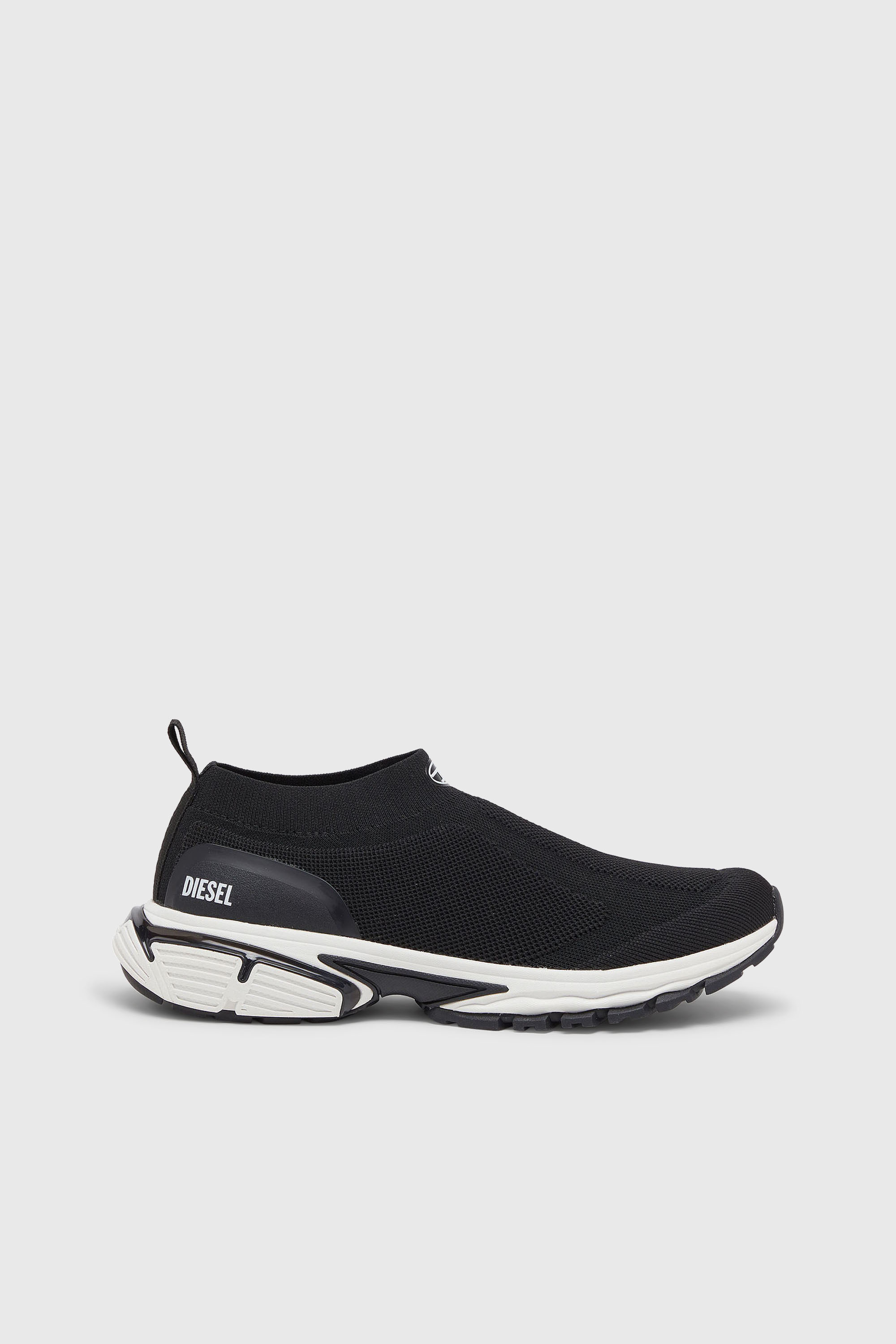 Diesel - S-PRO-V-DENSE-SOCKS, Pro-V-Dense-Sneakers a calzino in maglia slip-on Uomo in Nero - 1