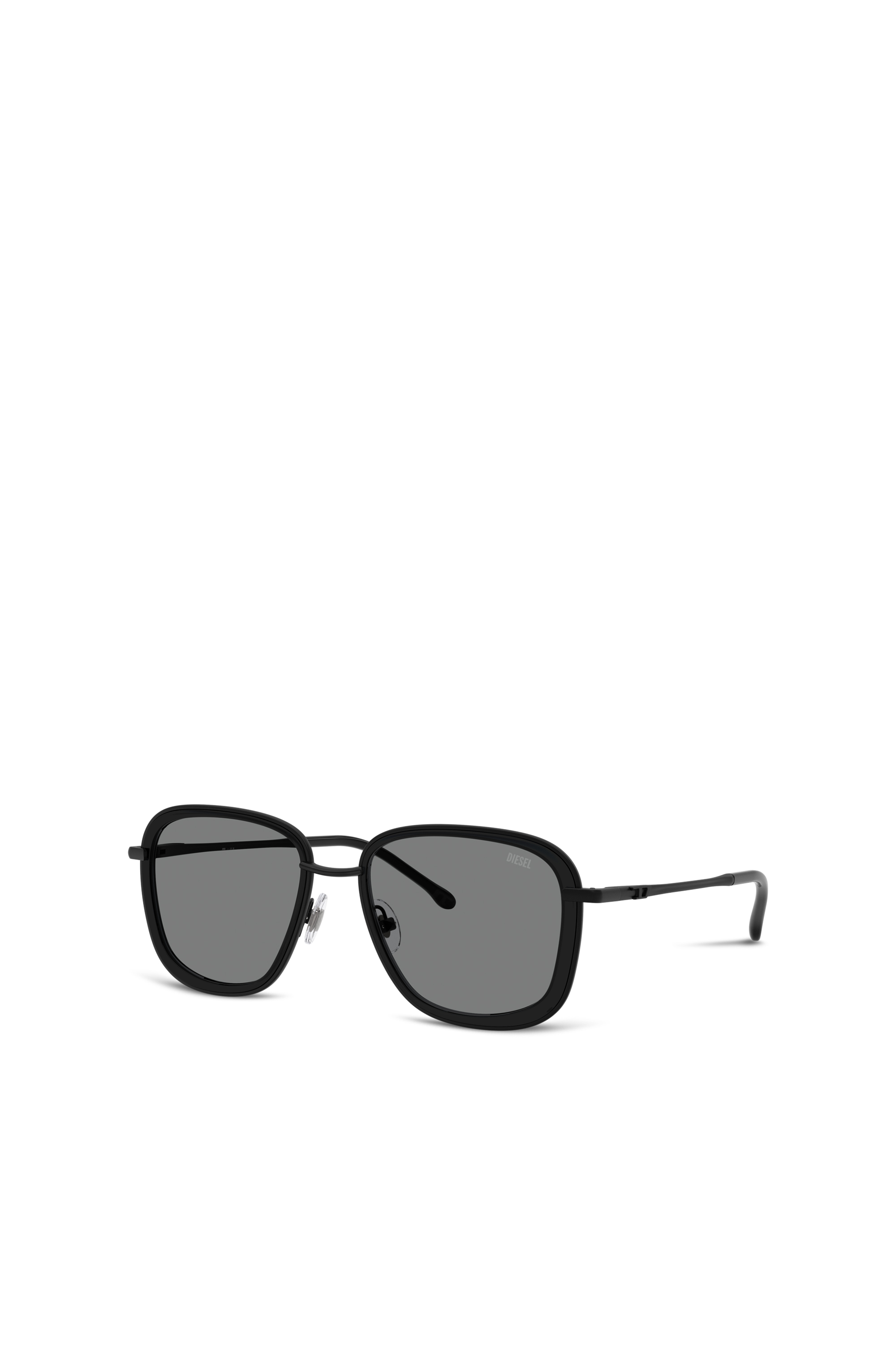 Diesel - 0DL1017, Occhiali da sole quadrati Unisex in Nero - 1