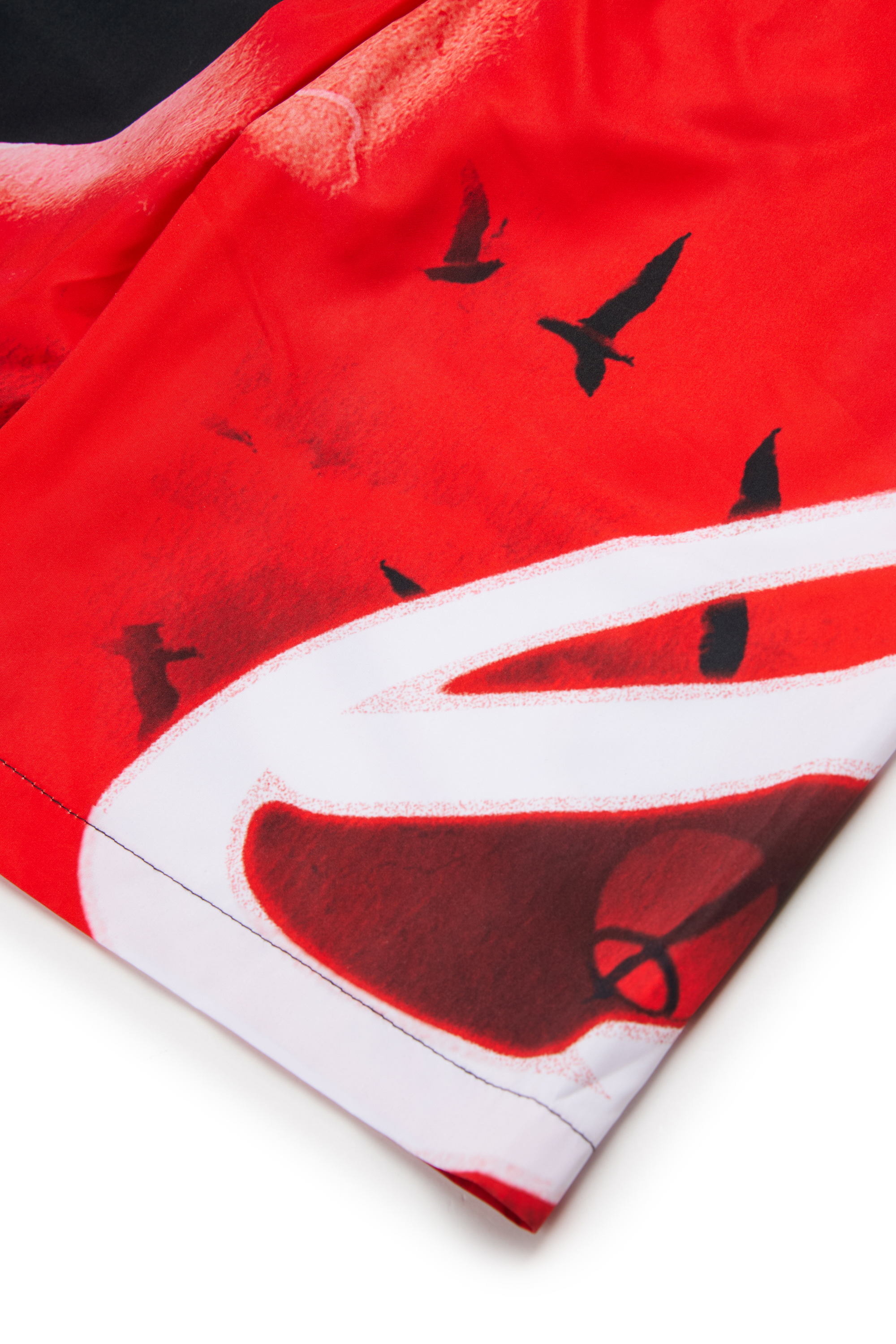 Diesel - MIOND, Shorts da bagno con stampa sfumata all-over Uomo in Nero - 4