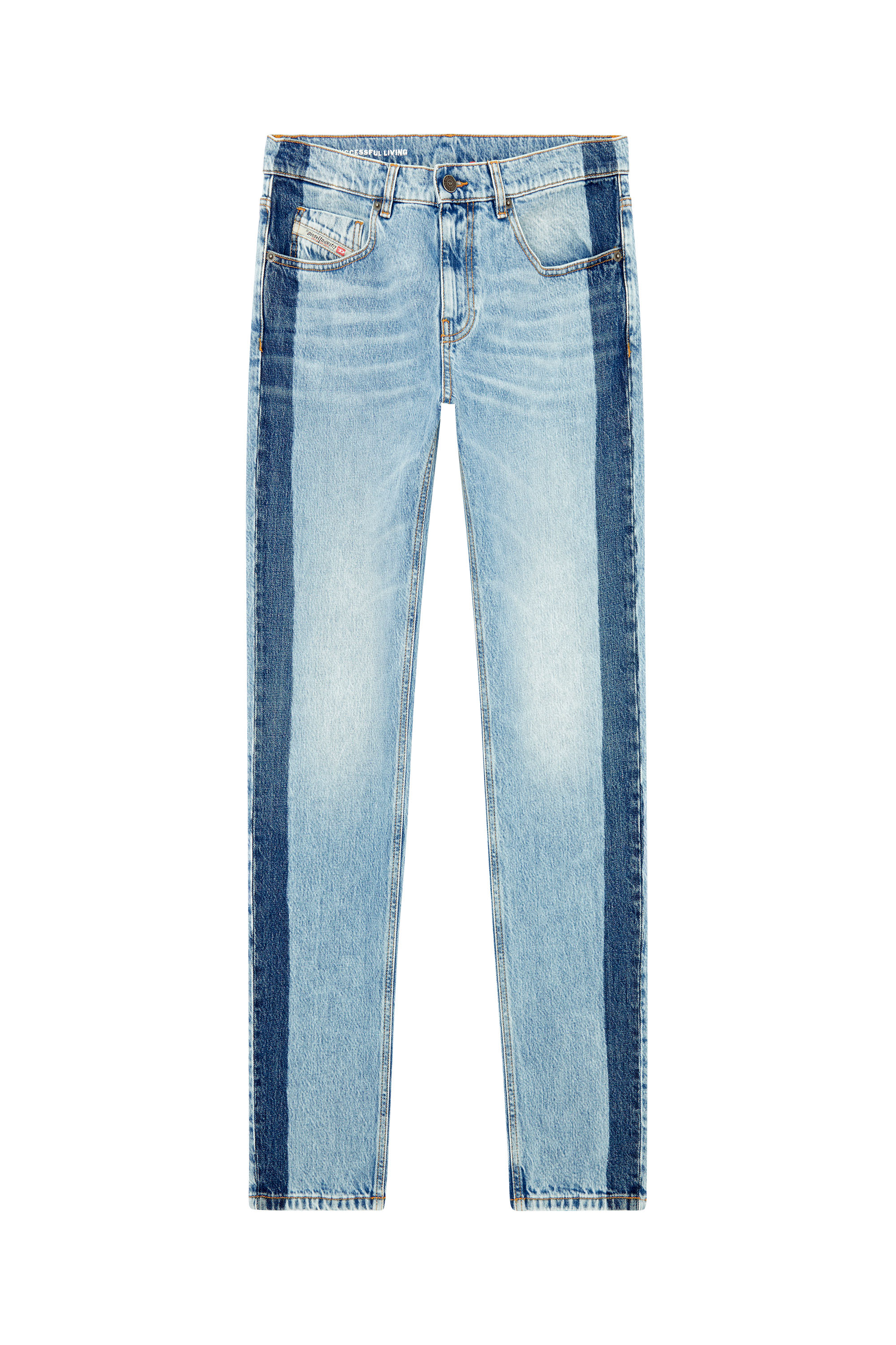 Diesel - Slim Jeans 2019 D-Strukt 0GHAC, Blu Chiaro - Image 5