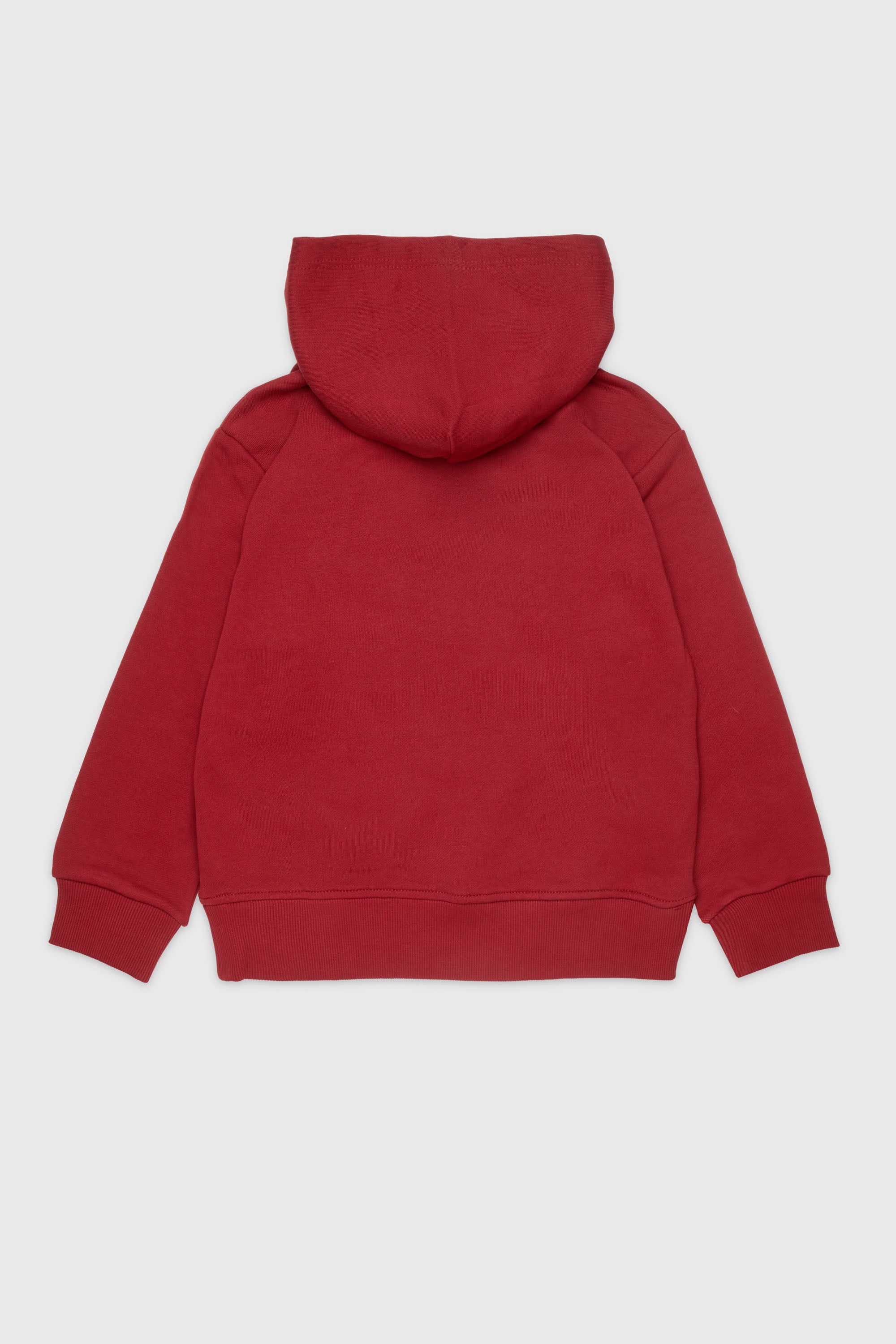 Diesel - SCIRCLEHOOD OVER, Felpa con stampa del logo Diesel Uomo in Rosso - 2