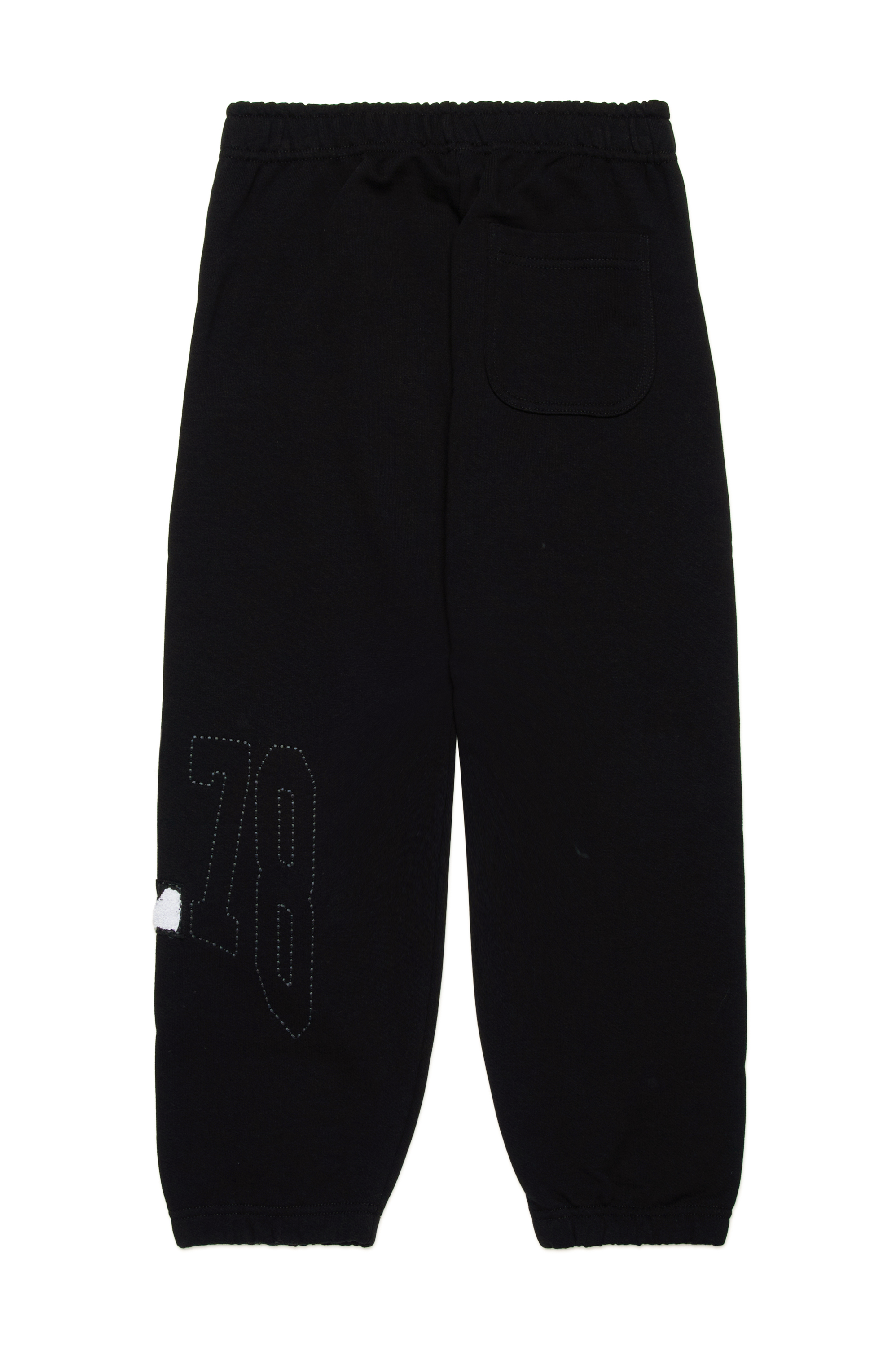 Diesel - PMARCHI, Pantaloni tuta con logo stile college Uomo in Nero - 2