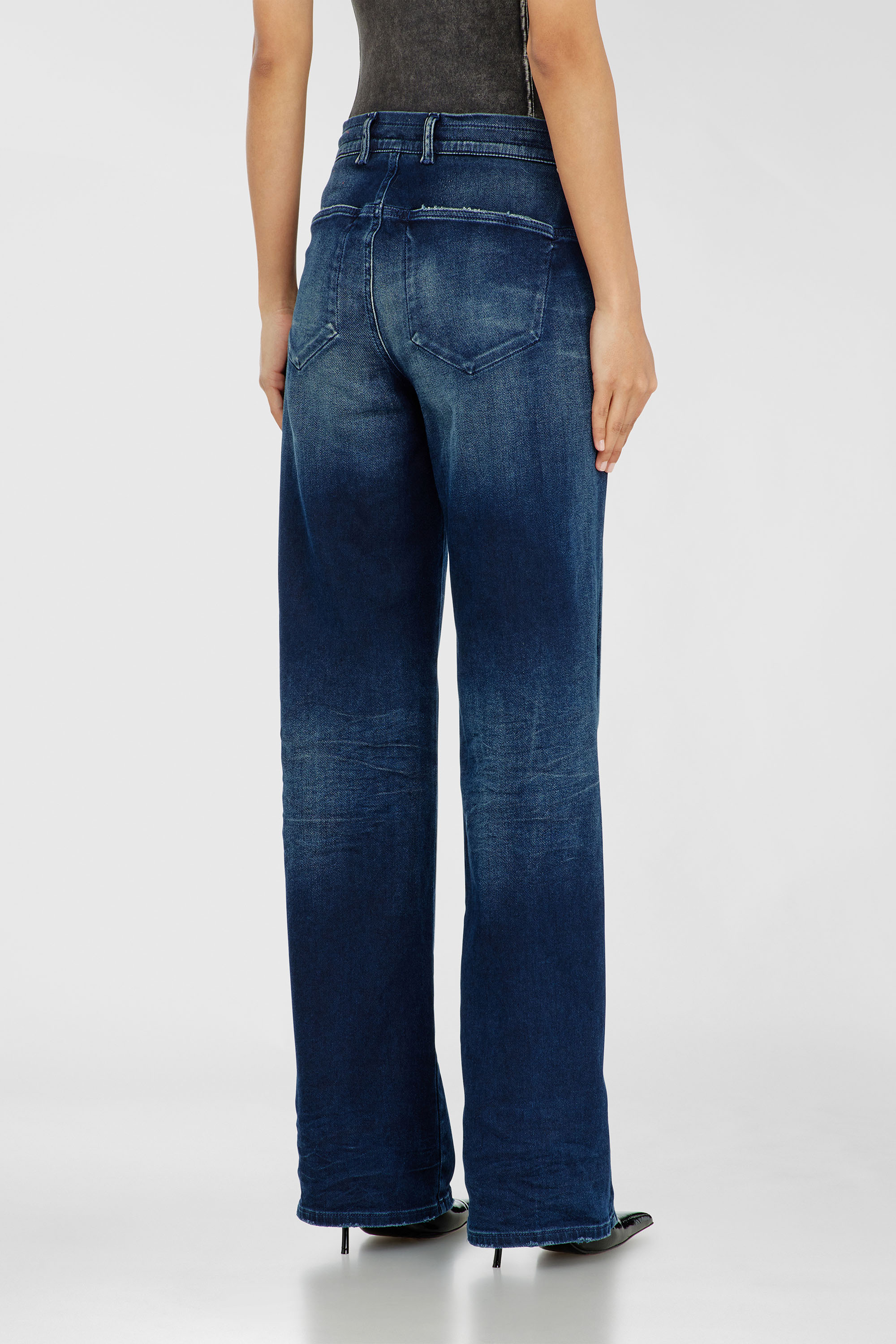 Diesel - Regular 2071 D-Meel Joggjeans&reg; 09P93 Donna, Blu Scuro - Image 3