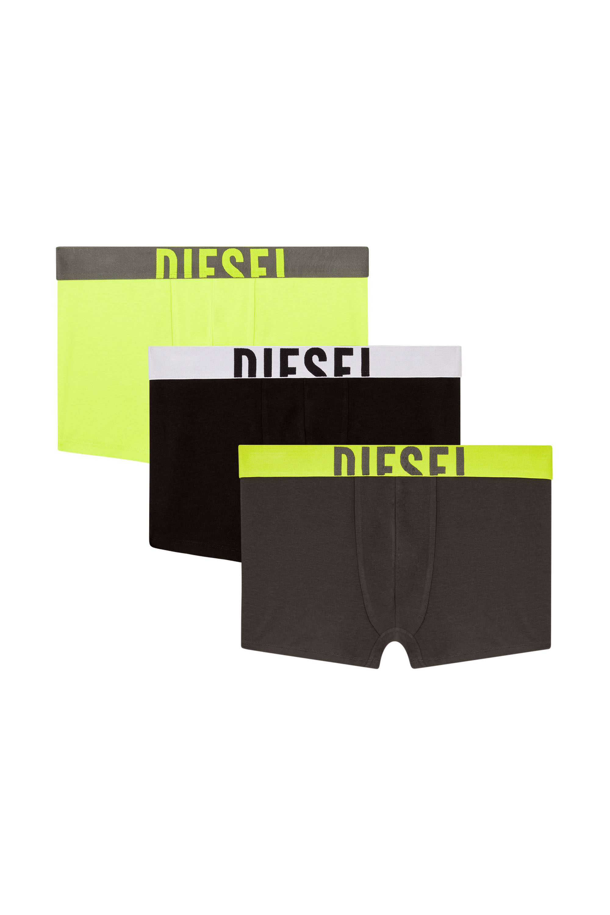 Diesel - DAMIEN-D-POP-3PACK-40, Set di tre boxer in cotone stretch Uomo in Multicolor - 1
