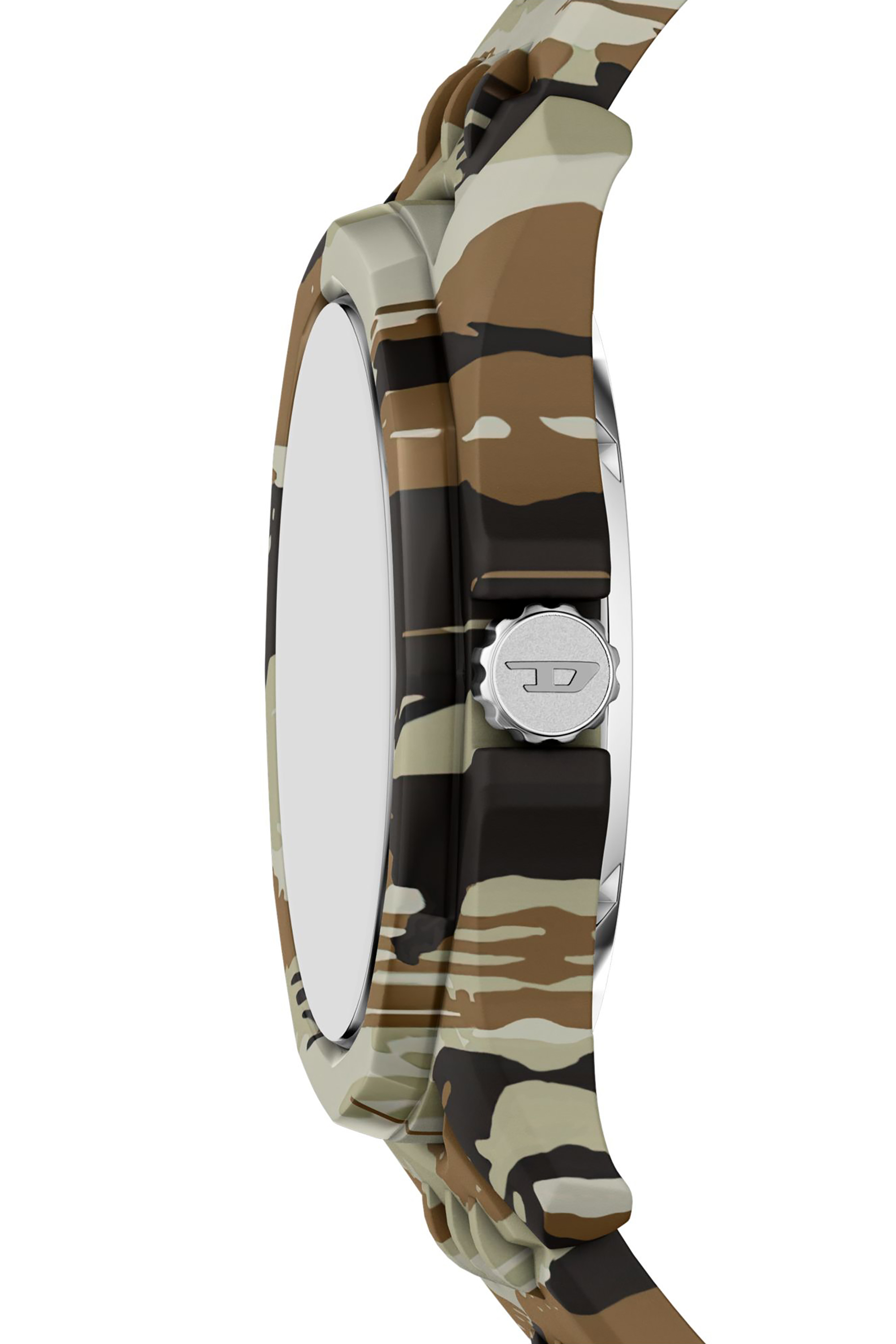 Diesel - DZ2242 WATCH, Orologio Stinger camo in silicone Uomo in Multicolor - 3