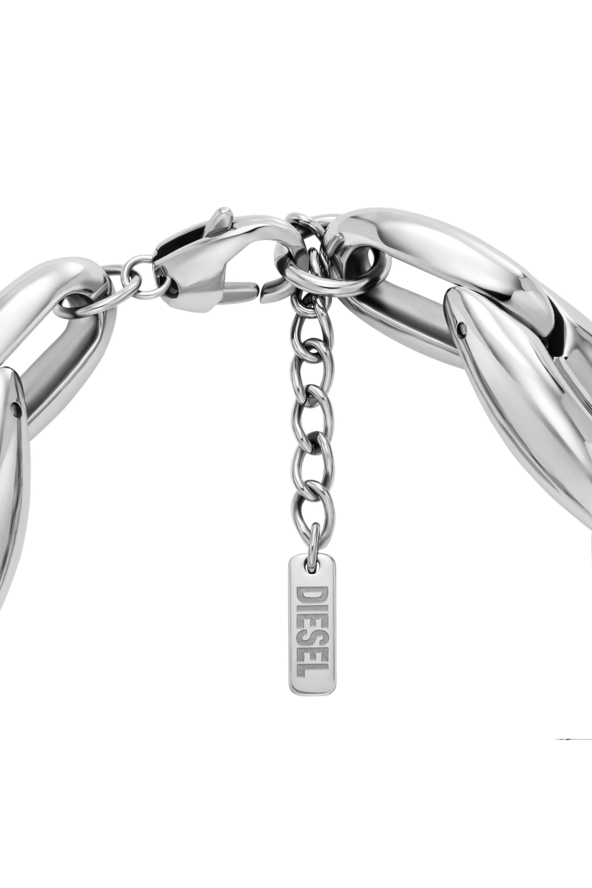 Diesel - DX1585040 JEWEL, Unisex's Stainless Steel Chain Bracelet in Silver - 2