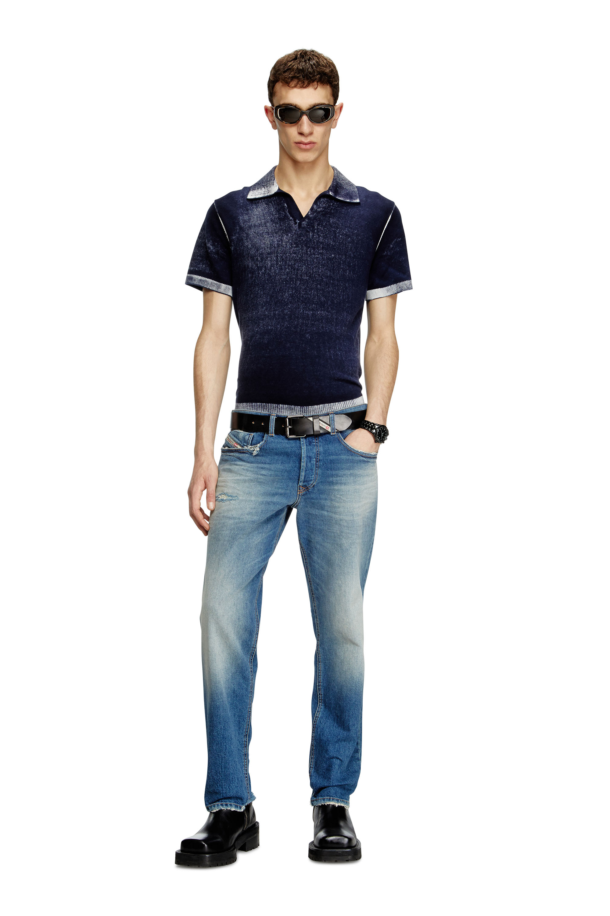 Diesel - Regular Jeans 2023 D-Finitive 0BMBY Uomo, Blu medio - Image 2