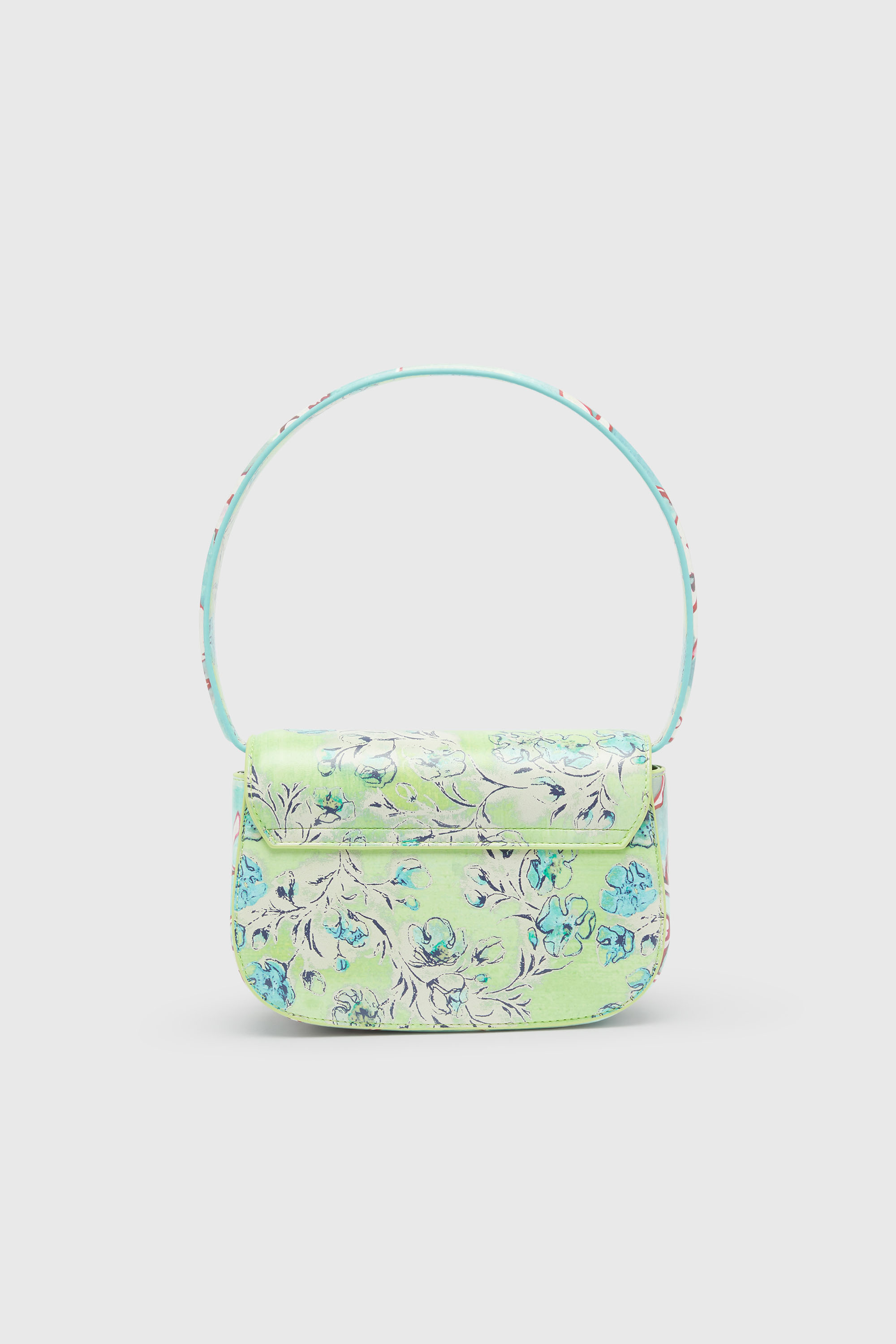 Diesel - 1DR, 1DR-Borsa iconica con stampa floreale Donna in Verde - 2
