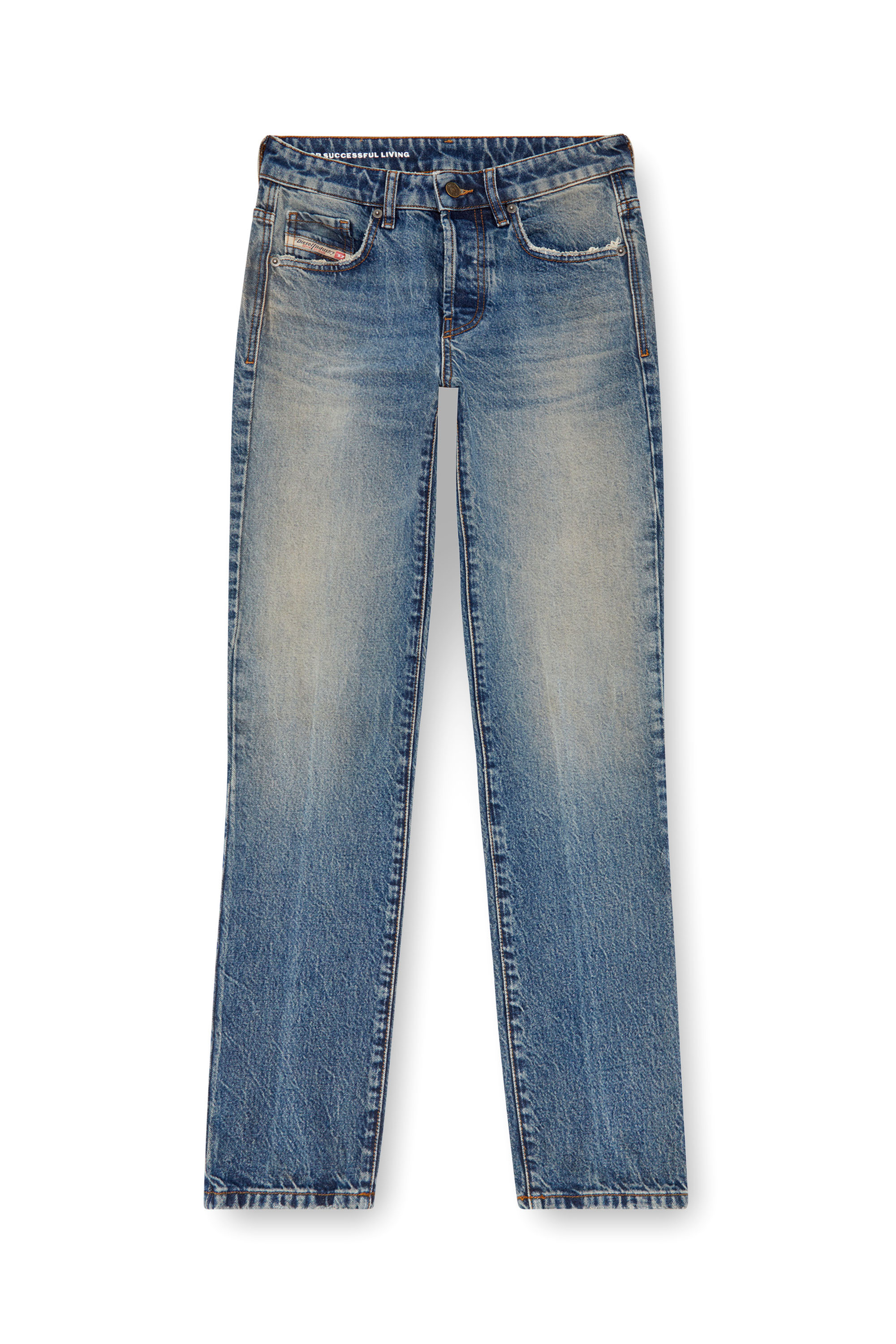 Diesel - Regular Jeans 1989 D-Mine 0GRDH Donna, Blu medio - Image 2