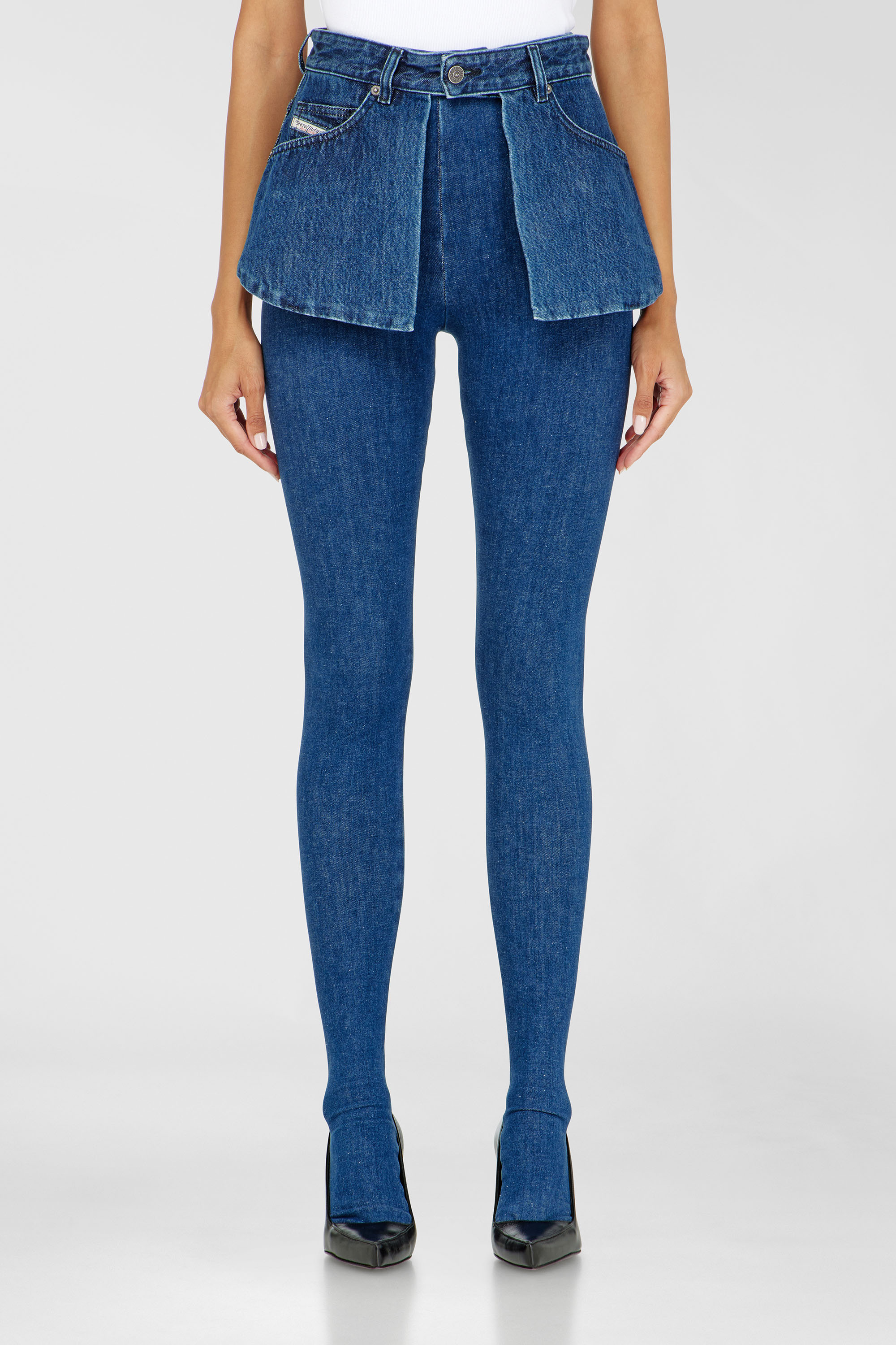 Diesel - Skinny Jeans D-Spika 09R31 Donna, Blu Scuro - Image 1