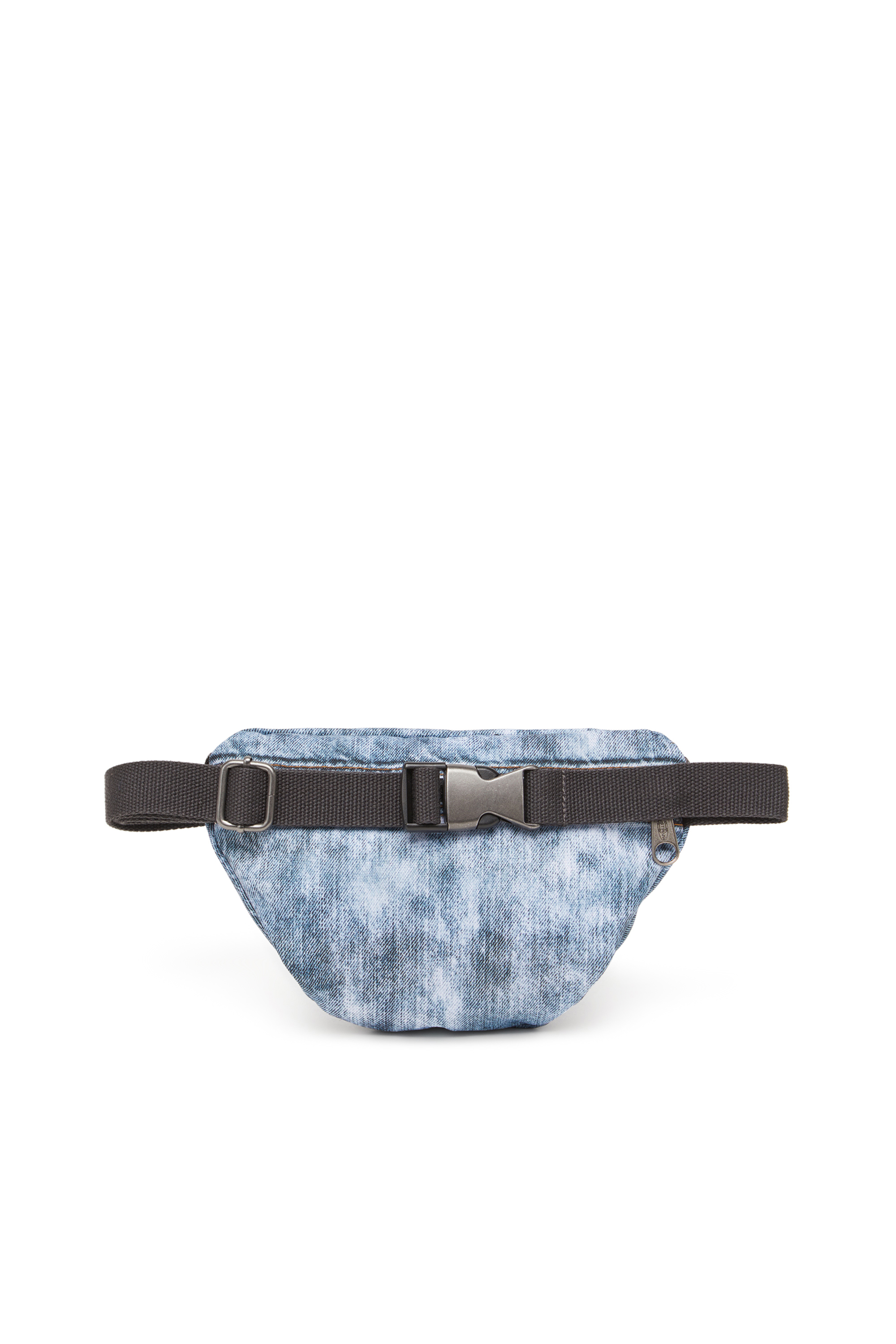 Diesel - DIESEL SPRINGER, Marsupio in denim trompe l'oeil Unisex in Blu - 2
