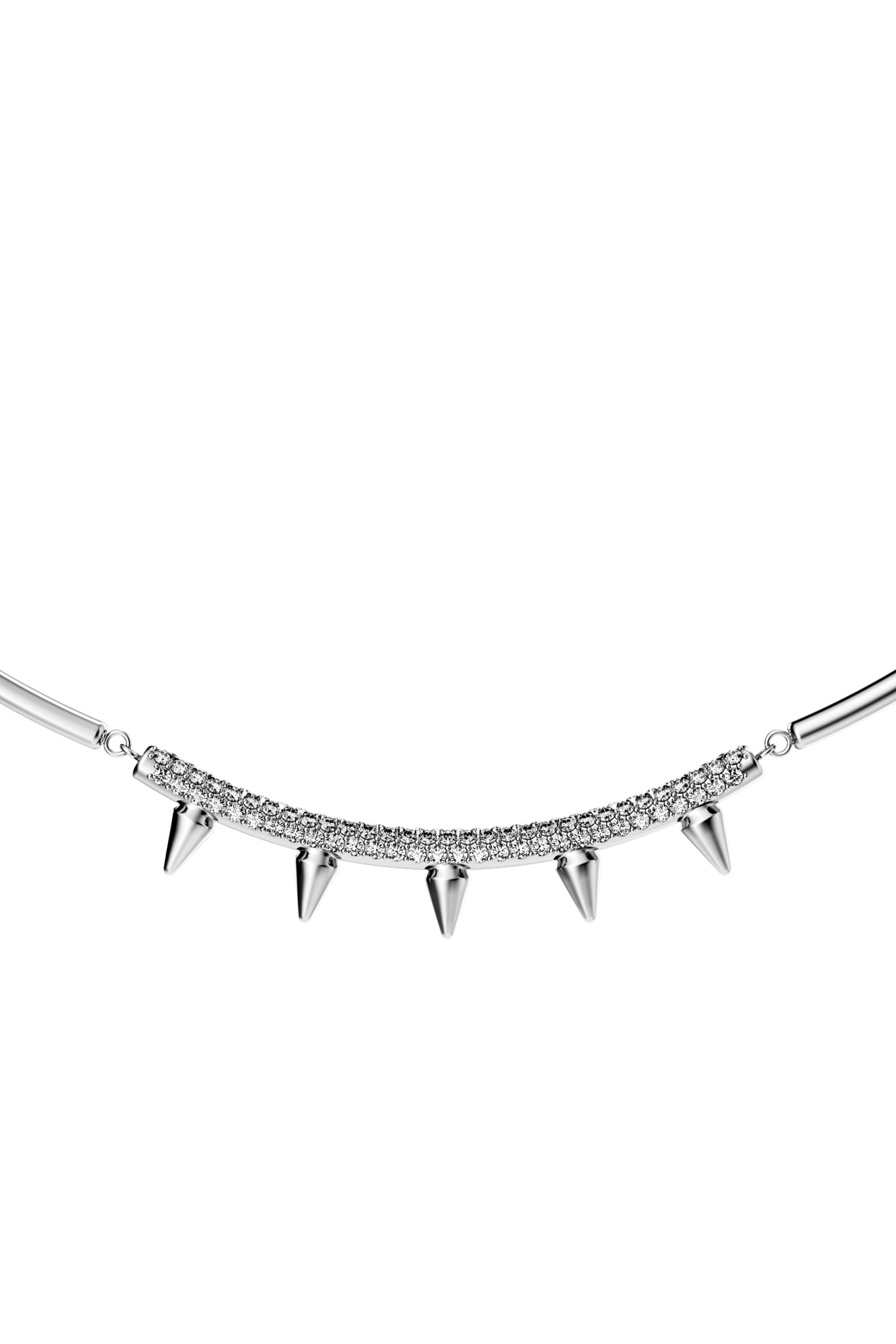 Diesel - DX1724040, Collana a catena in acciaio inox Unisex in Argento - 2