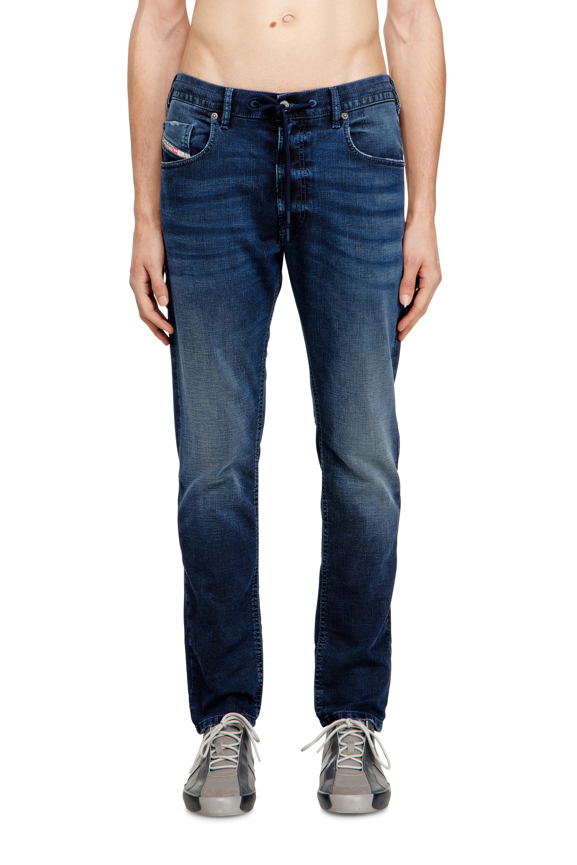 Diesel - Regular 2032 D-Krooley Joggjeans&reg; 09N65 Uomo, Blu Scuro - Image 1