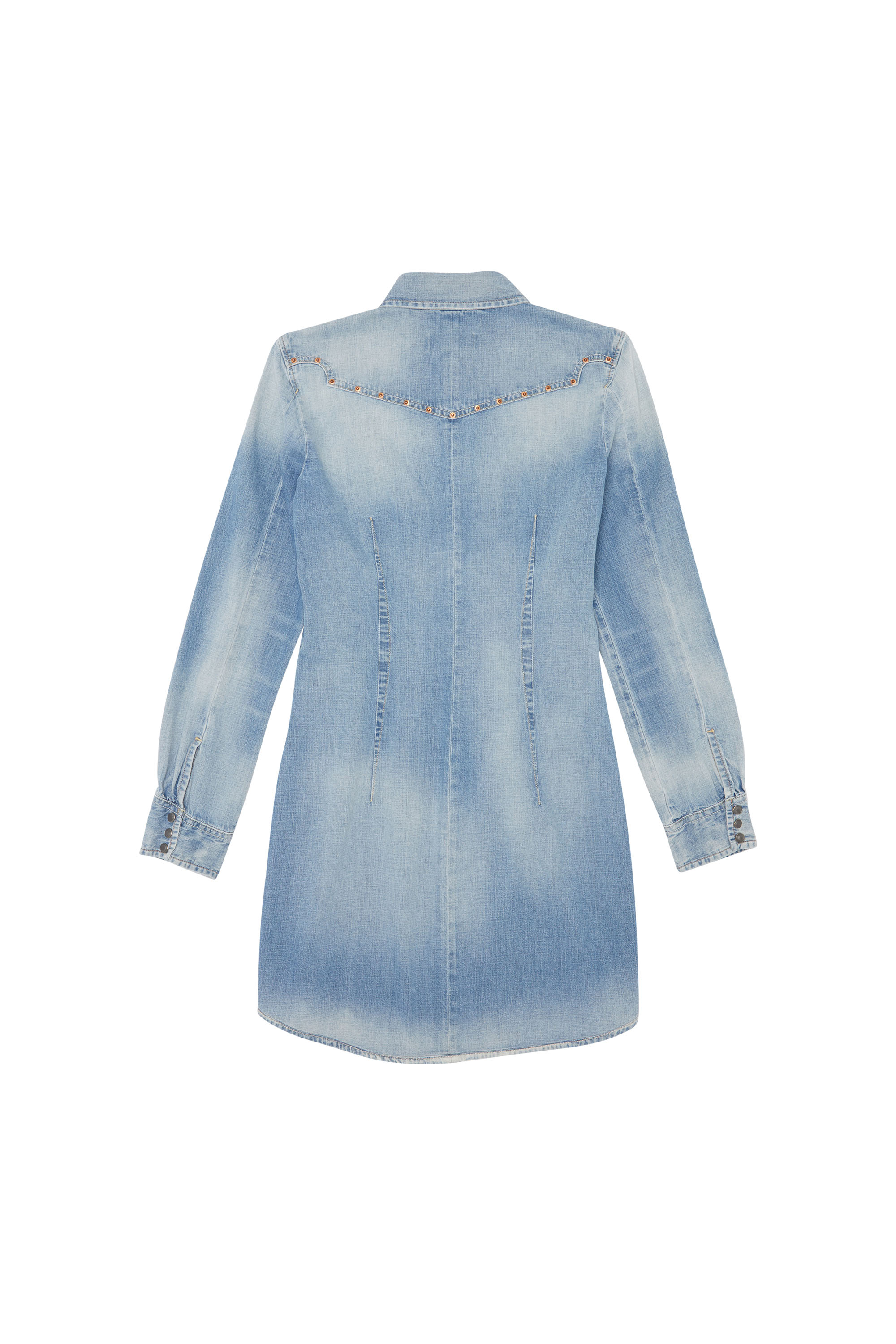Diesel - SH DENIM SHIRT, Diesel Donna - Camicie in Denim Blu chiaro Donna in Blu - 2